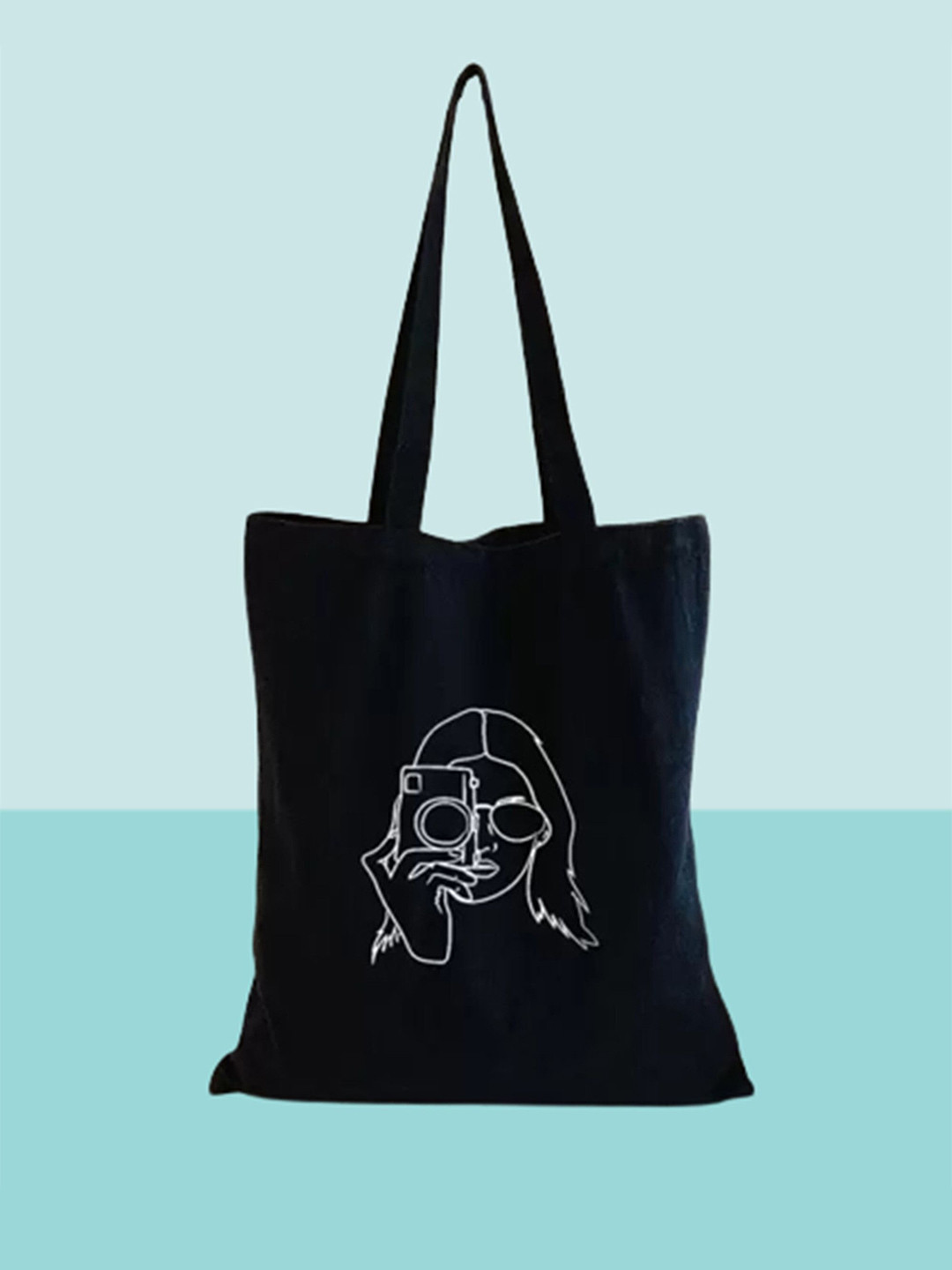 the sack co Women Printed Shopper Two Handles Tote Bag