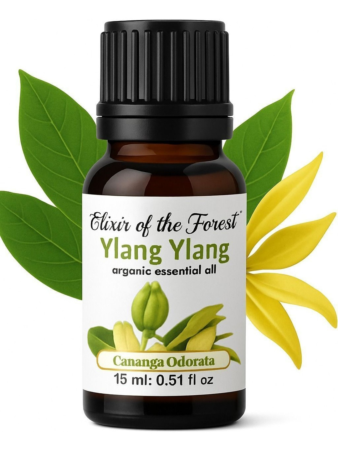 ELIXIR OF THE FOREST Ylang Ylang Essential Oil For Skin & Hair - 15 ml
