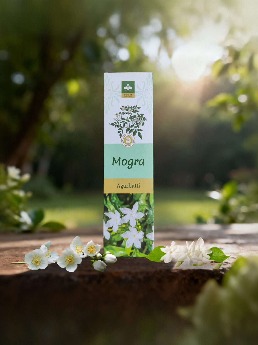 SHASHI DENIM Fluorescent Green Mogra Incense Sticks