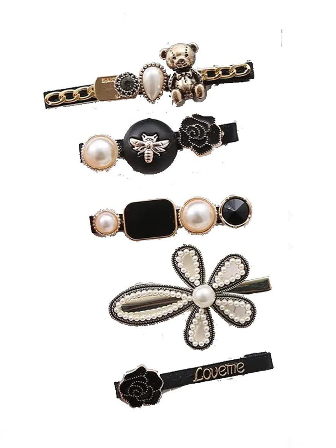 HYMT Women Set of 5 Bobby Pins