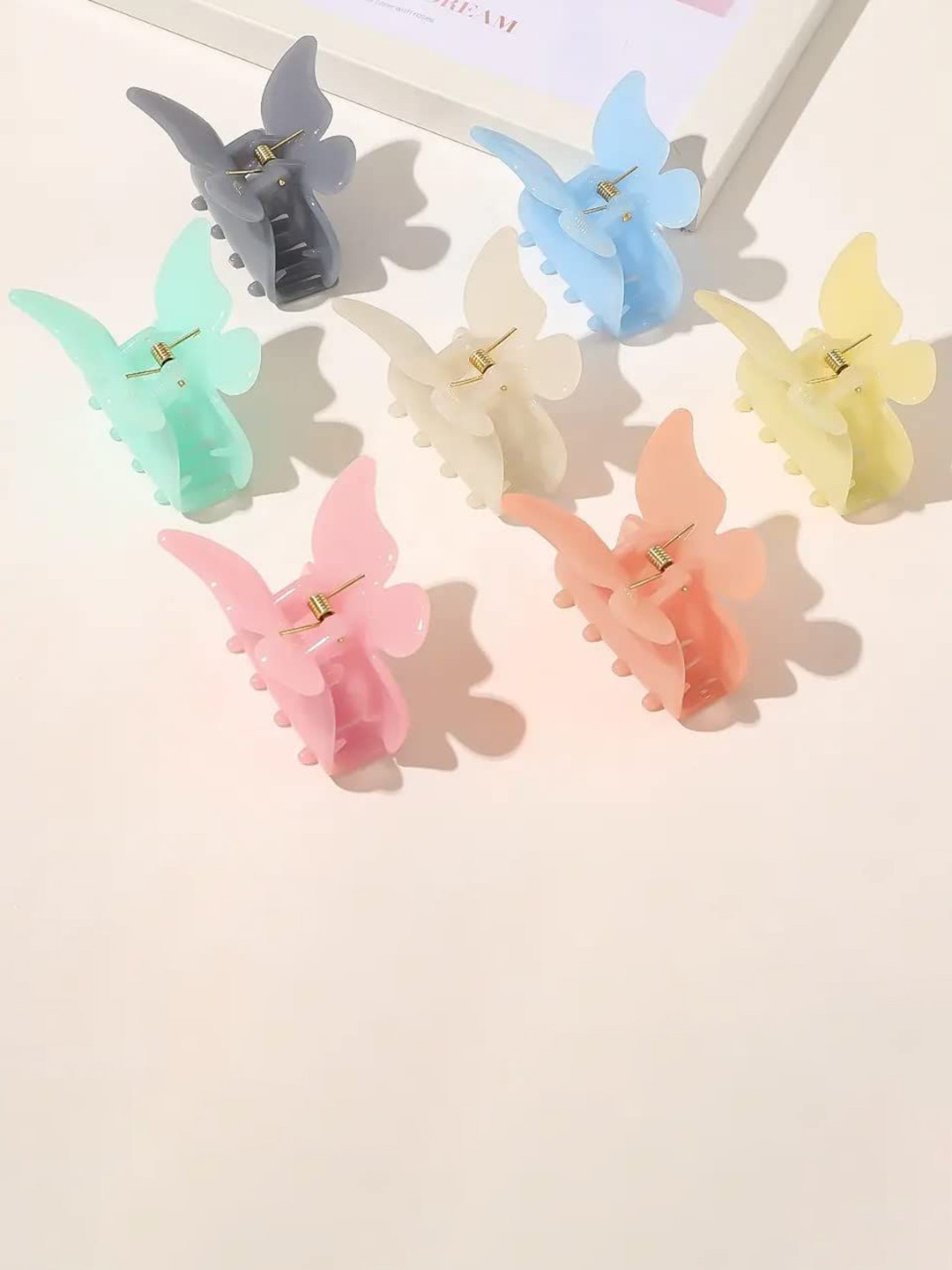 FHONEX Women Set of 7 Mini Butterfly Claw Clip