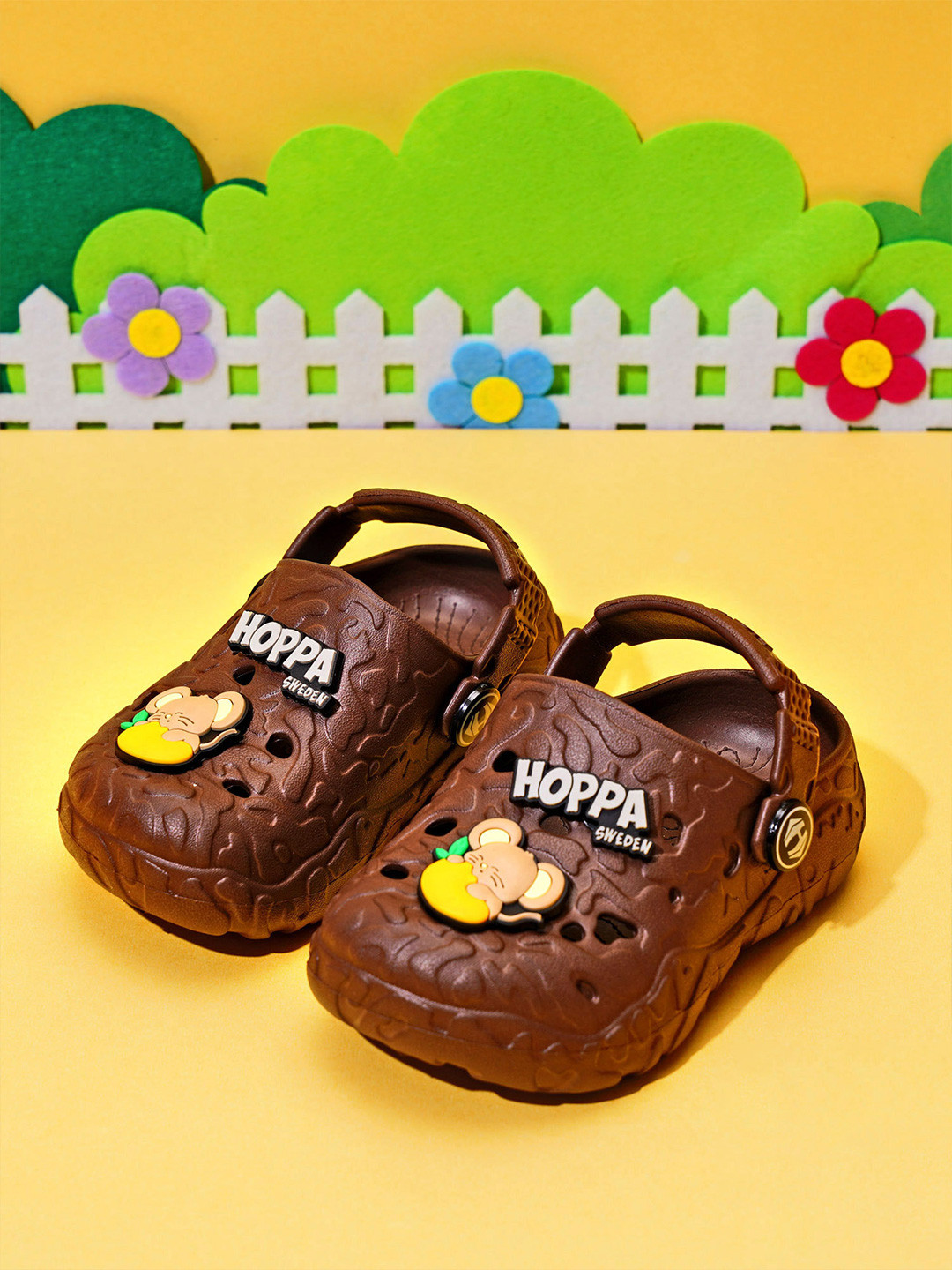 Hoppa Rock Kids Brown Kids Clogs