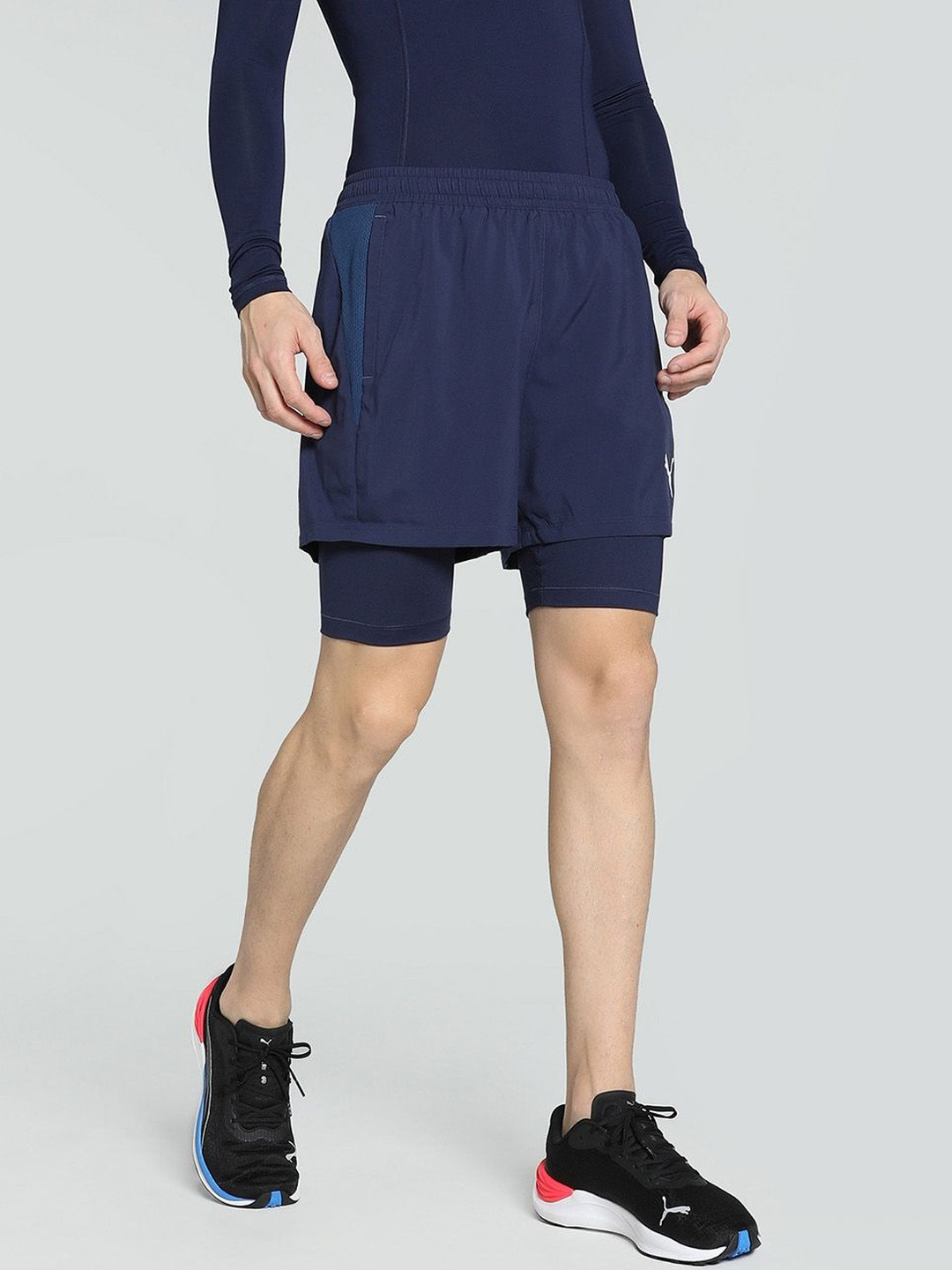 Puma teamGOAL 2-in-1 Men's Football Shorts