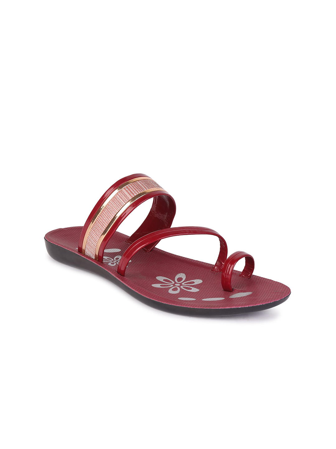 DRACKFOOT Women PU Lightweight Slippers Comfort Sandals