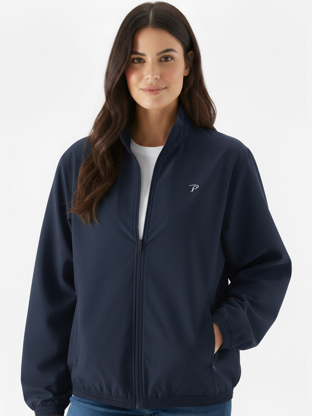 Promount Women Brand Logo Lightweight Sporty Jacket
