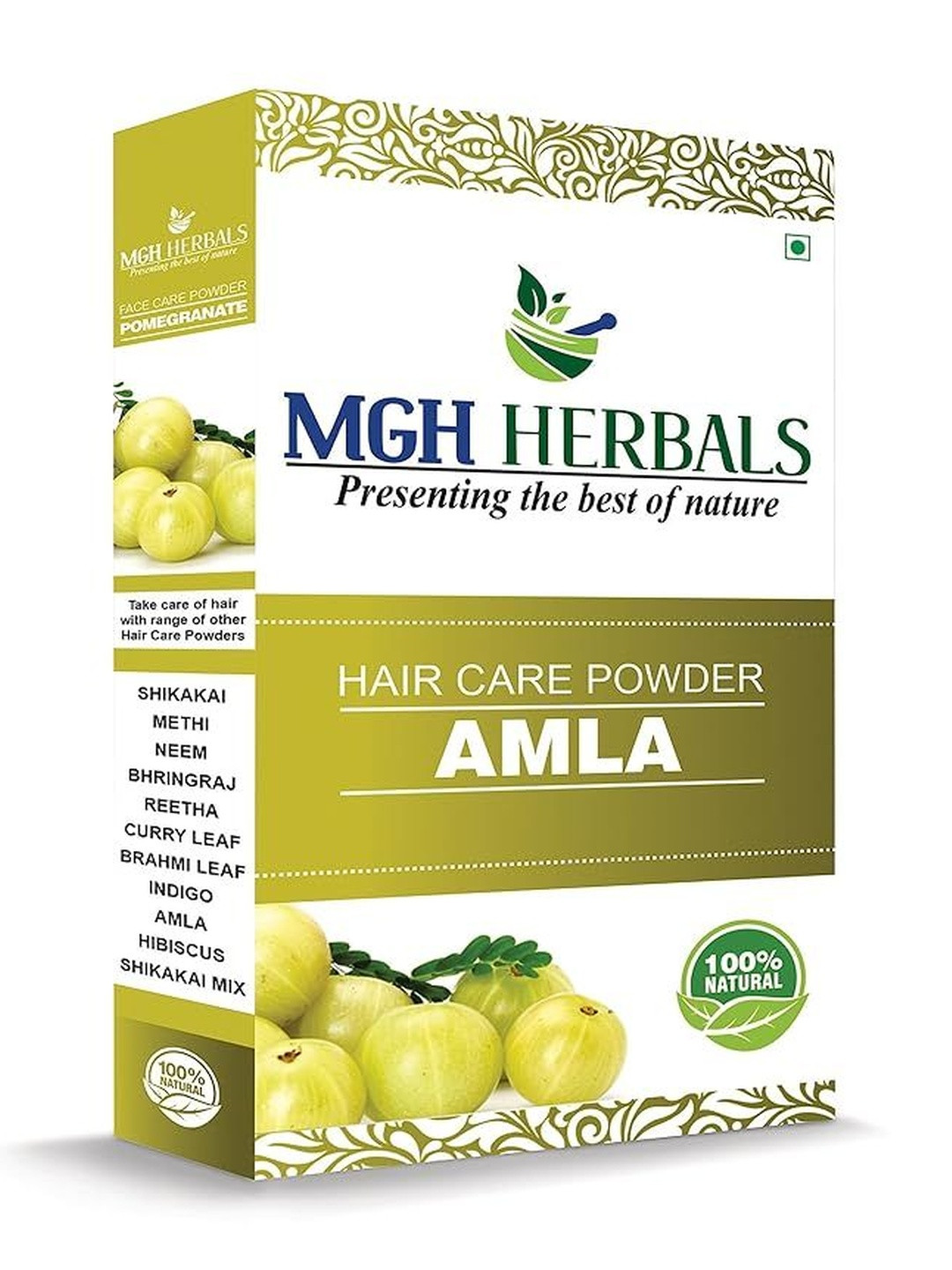 MGH Herbals Amla Powder For Hair & Skin - 250 g