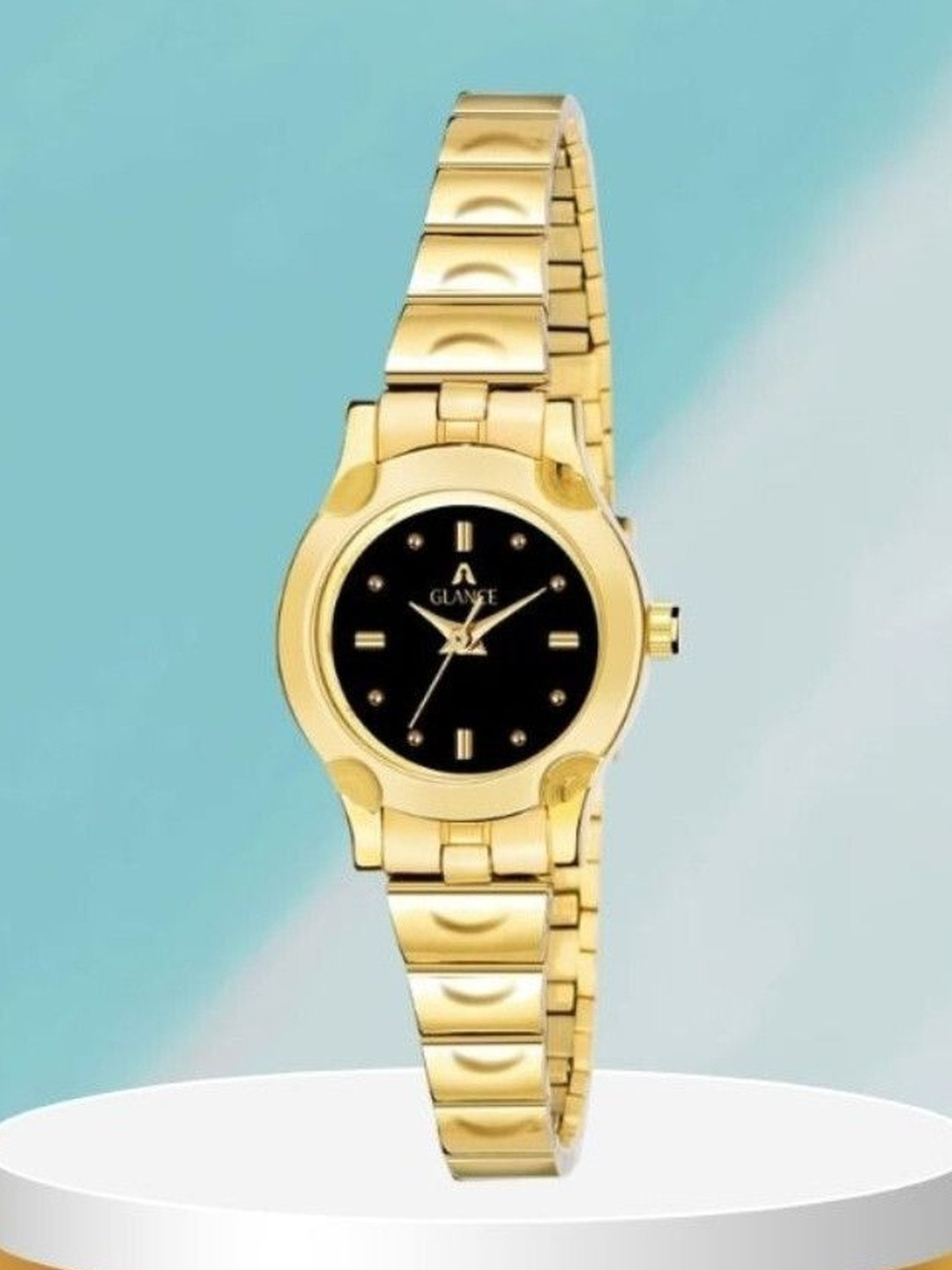 REBOOT Unisex Embellished Dial & Bracelet Style Straps Analogue Watch JK_219750_8019Ym02_1