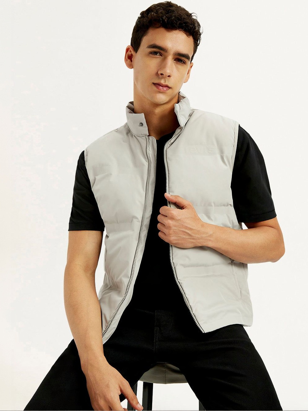 Levis Men Lightweight Puffer Gilet Jacket