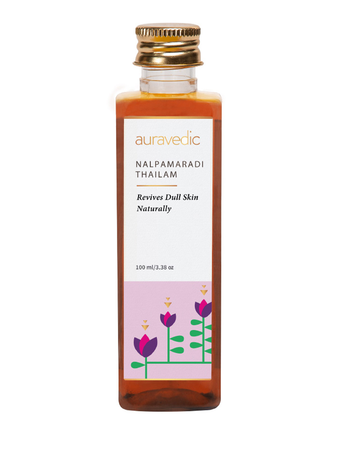 Auravedic Nalpamaradi Thailam Oil To Revive Dull Skin with Vetiver & Manjistha - 100 ml