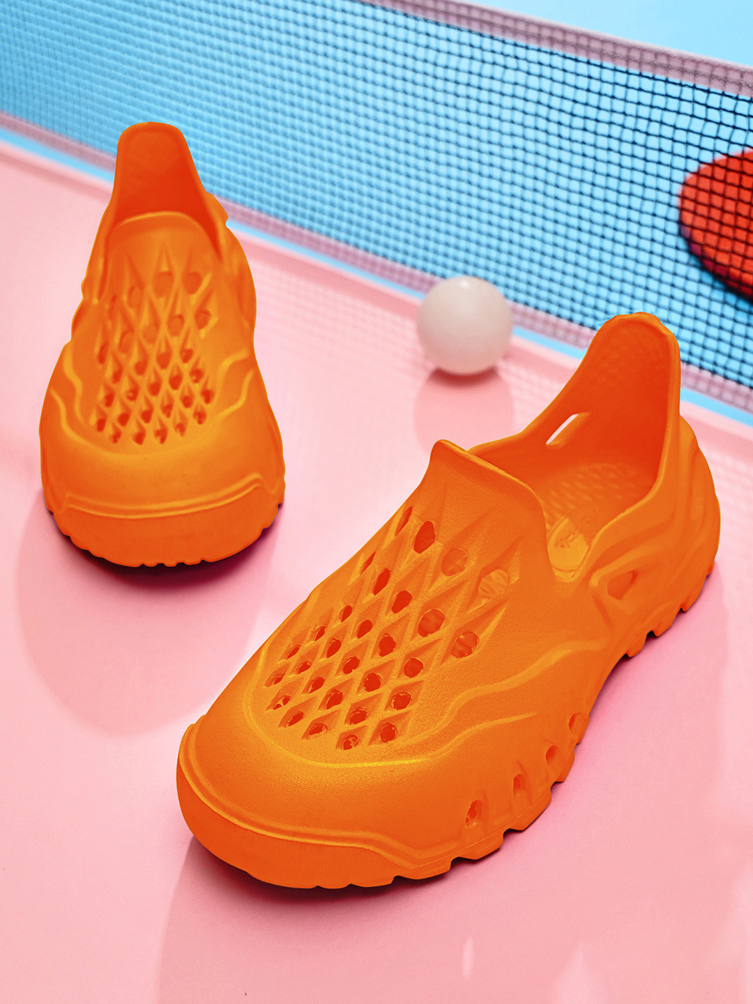 Hoppa Alpha Kids Orange Kids Casual Shoes