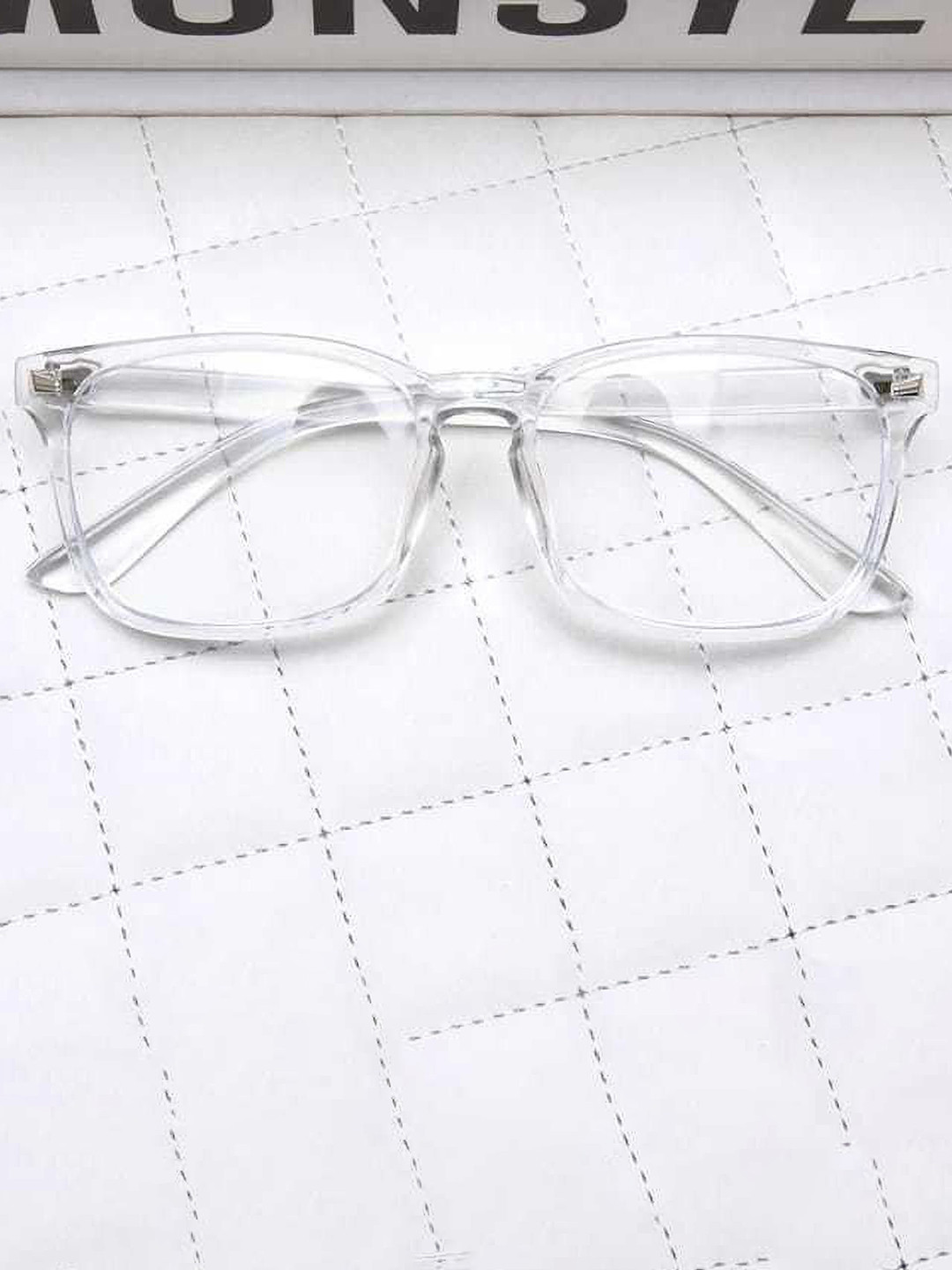 EYMEN I Unisex Square Sunglasses With UV Protected Lens eym_ITransparent Wings@349