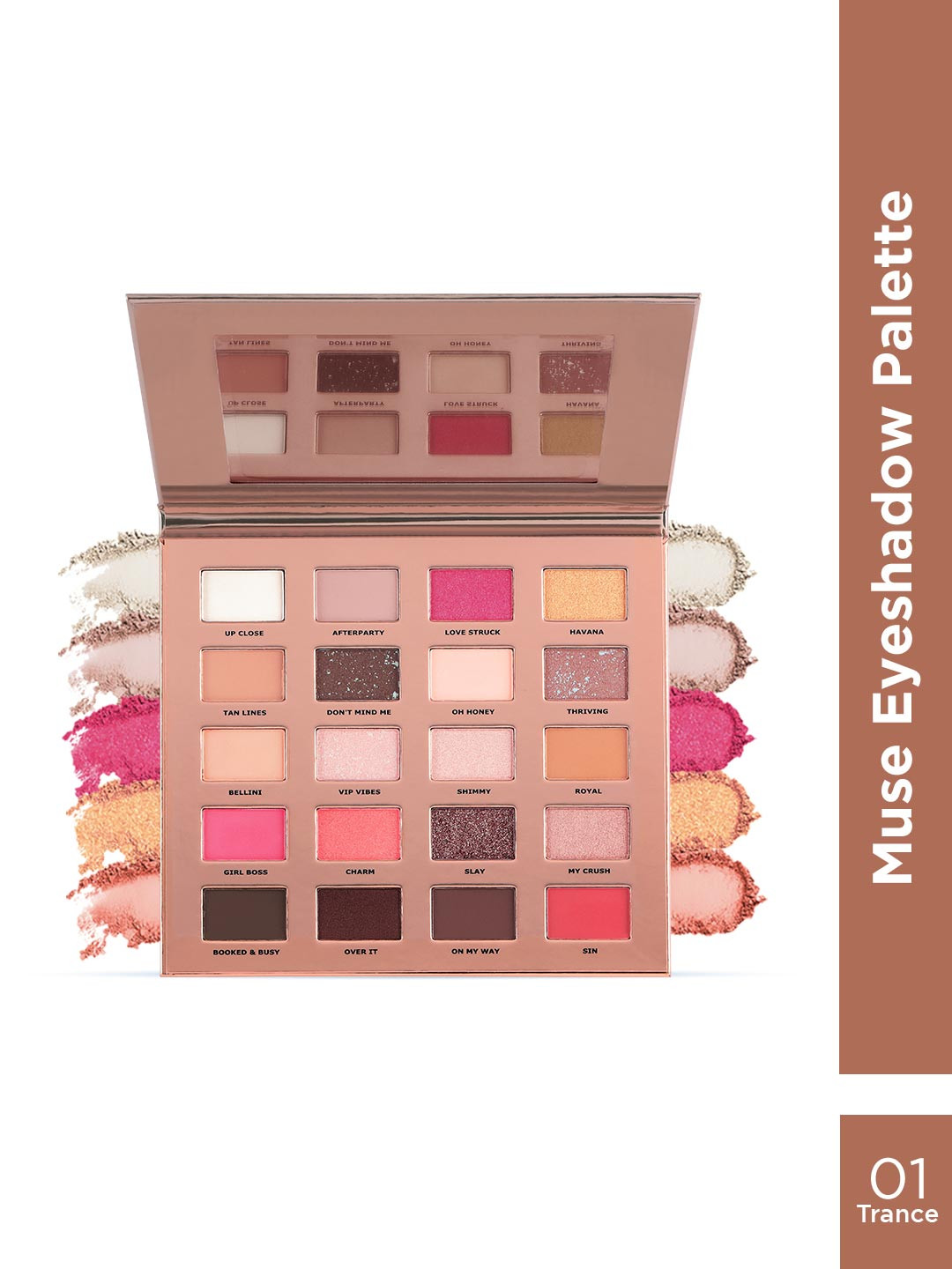 GLAM21 Muse 20 Shades Eyeshadow Palette - 30g - Divine 02