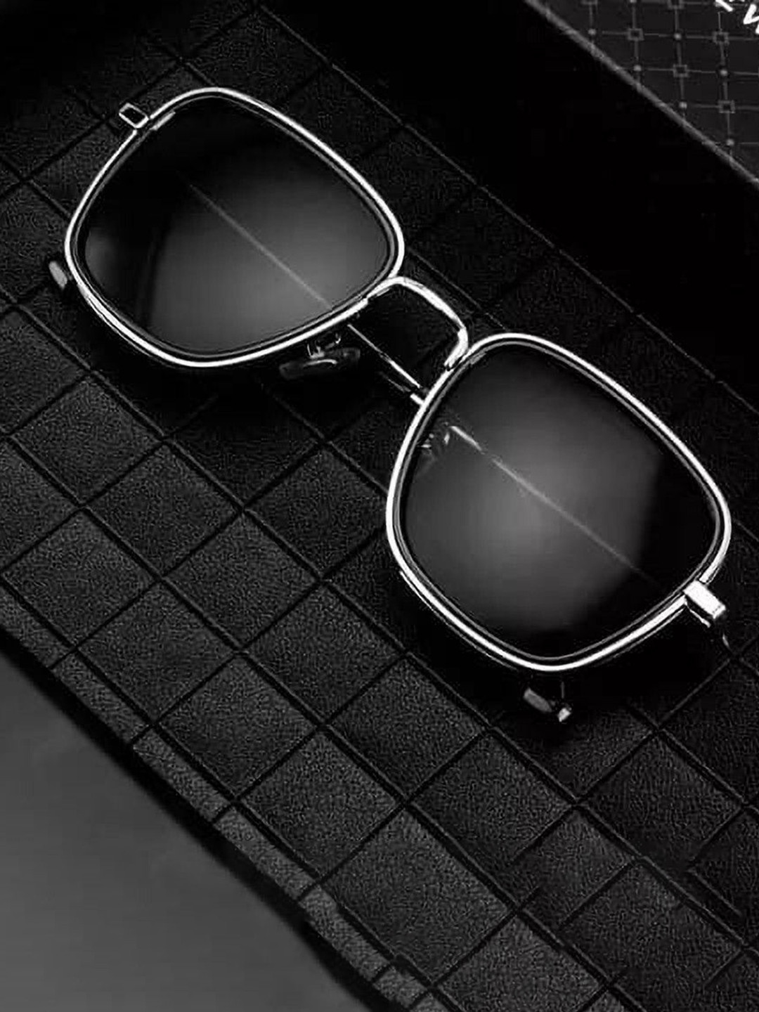 EYMEN I Unisex UV Protected Square Sunglasses eym_ISILVER Carryminati @399