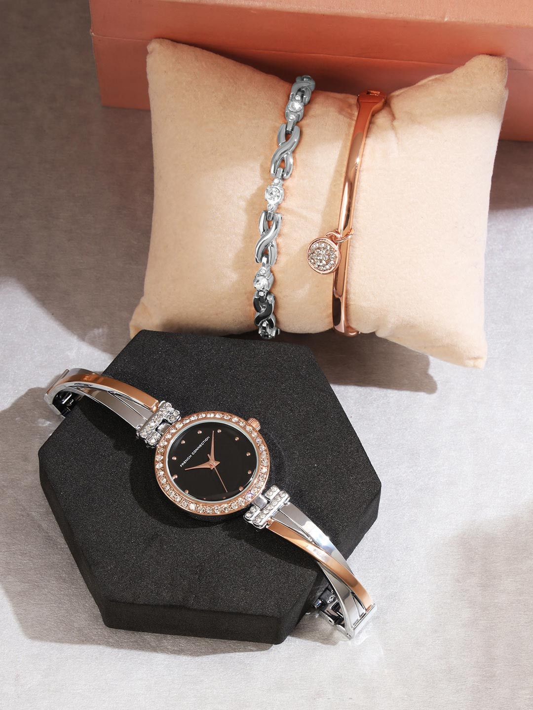 French Connection Women Watch Gift Set FCS11RTM