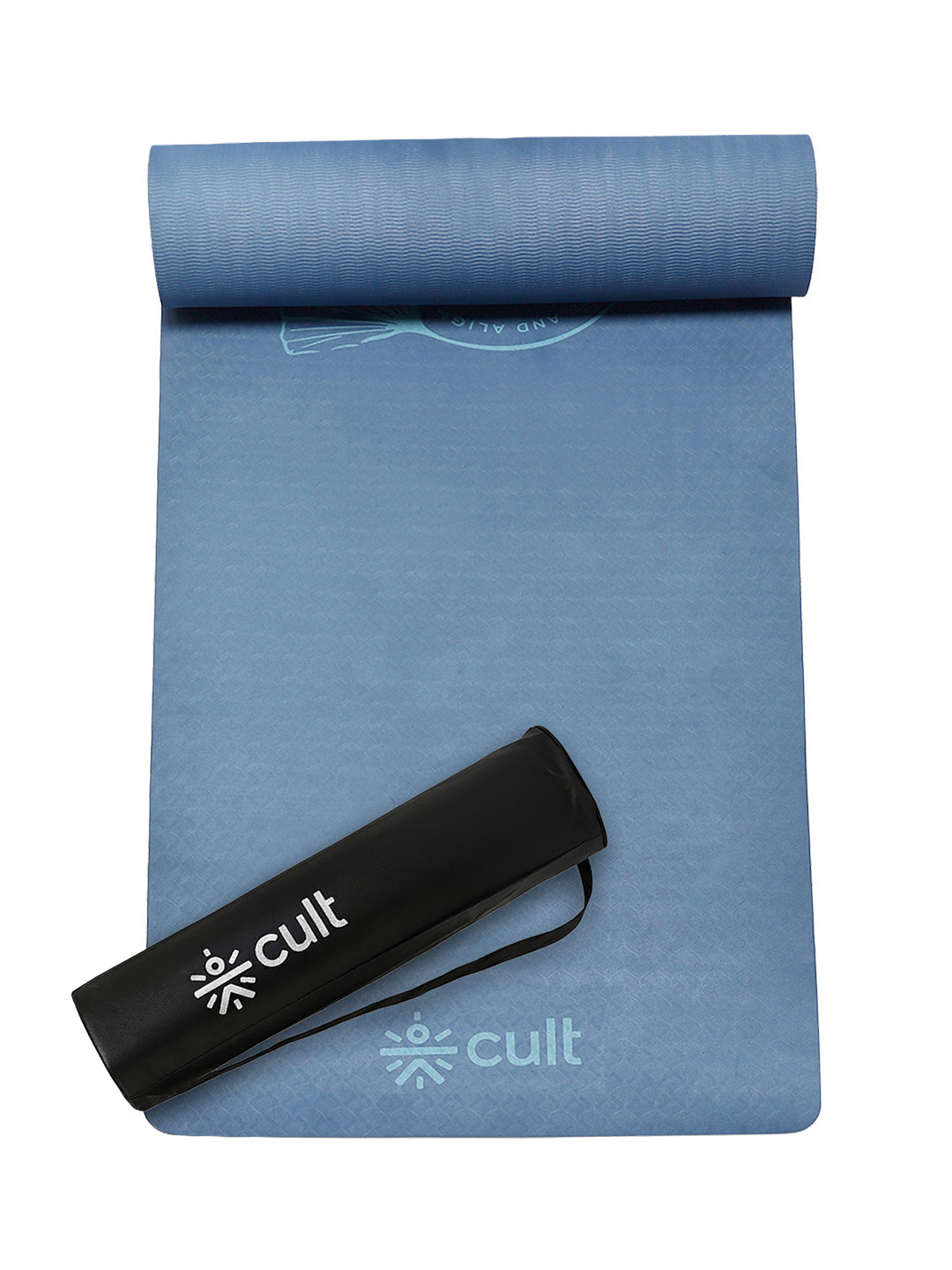 CULT Teal TPE 10mm with Bag and Strap Yoga Mat