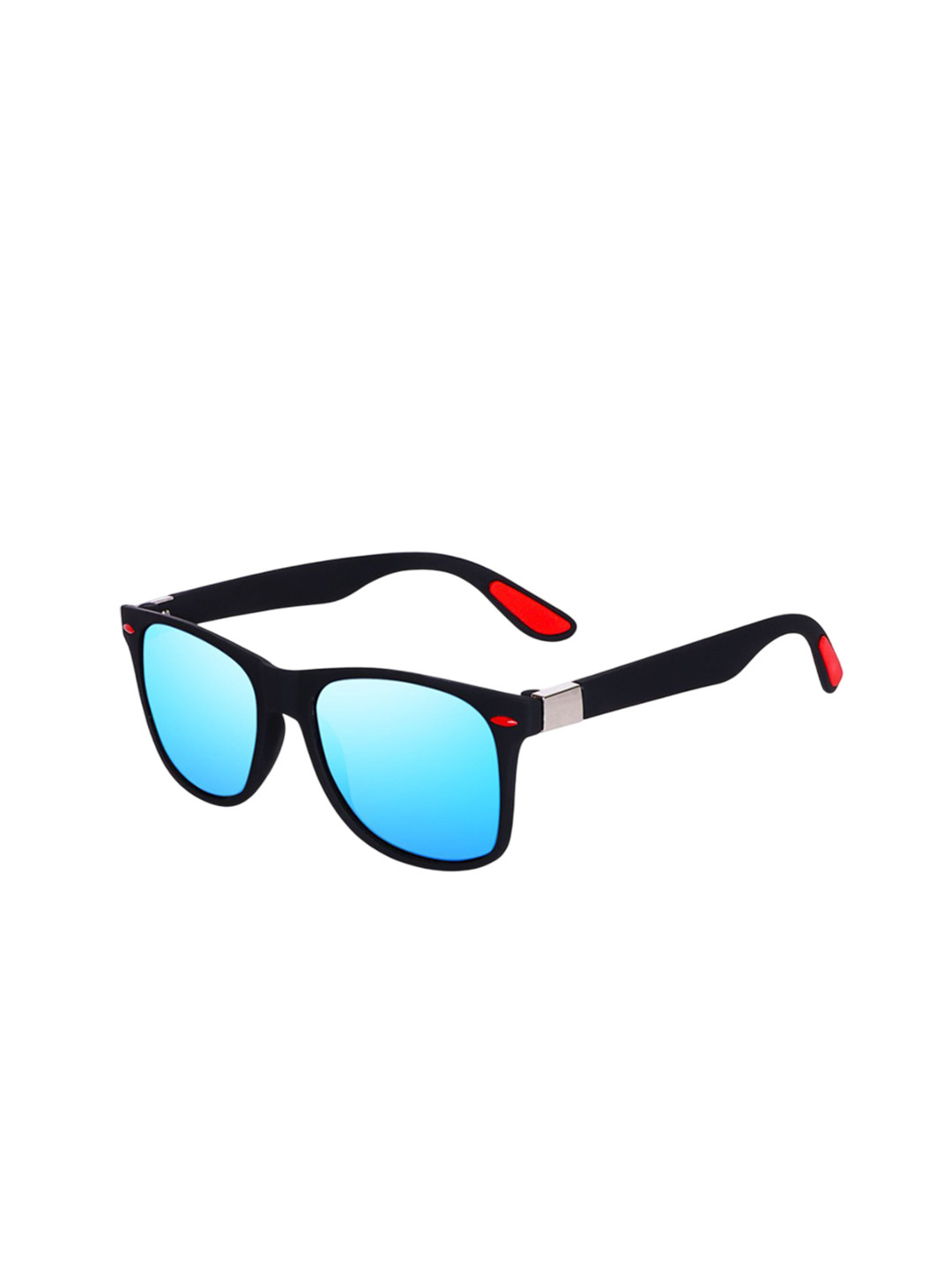 EYMEN I Men Polarised and UV Protected Lens Wayfarer Sunglasses Wayfarer Blue Red Patti321