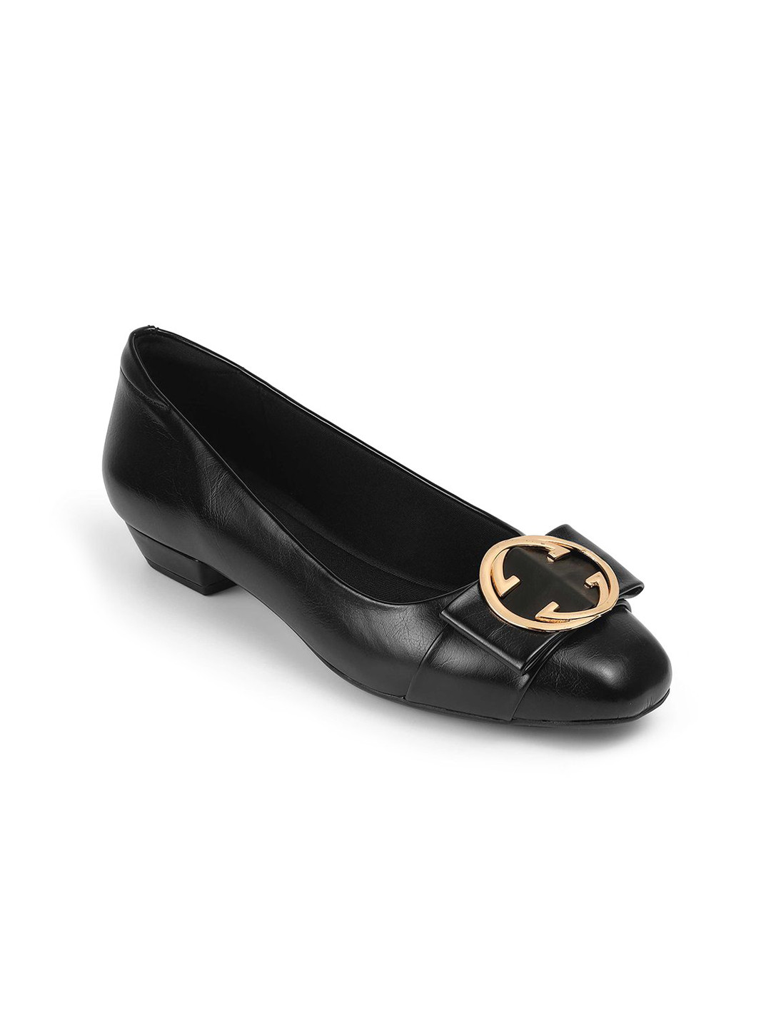 PEPPER Women Square Toe Ballerinas With Buckles
