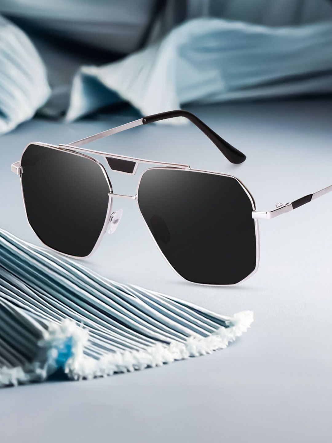 EYMEN I Unisex Aviator Sunglasses with Polarised and UV Protected eym_IBhai Jaan