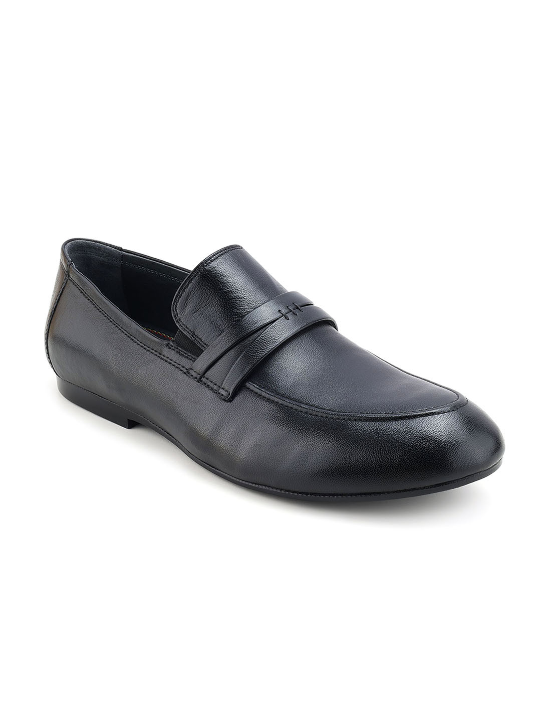 Egle Men Slip-On Round Toe Leather Formal Loafers
