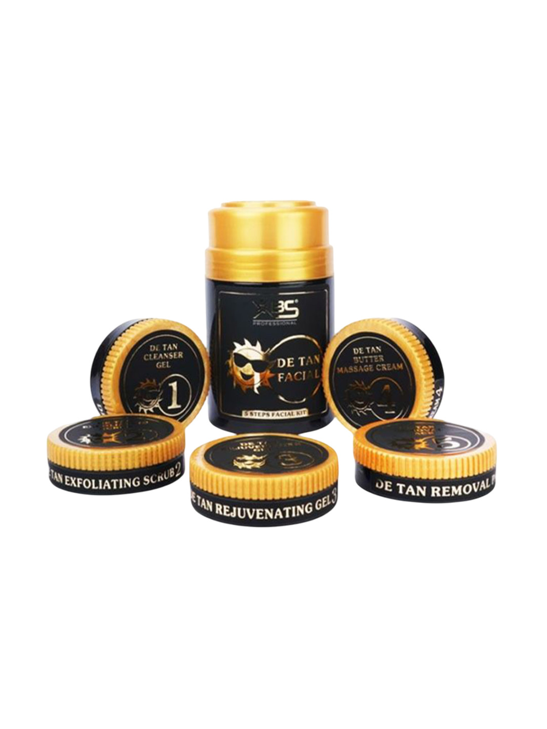 XBS De-Tan 5 Steps Facial Kit - 500 ml