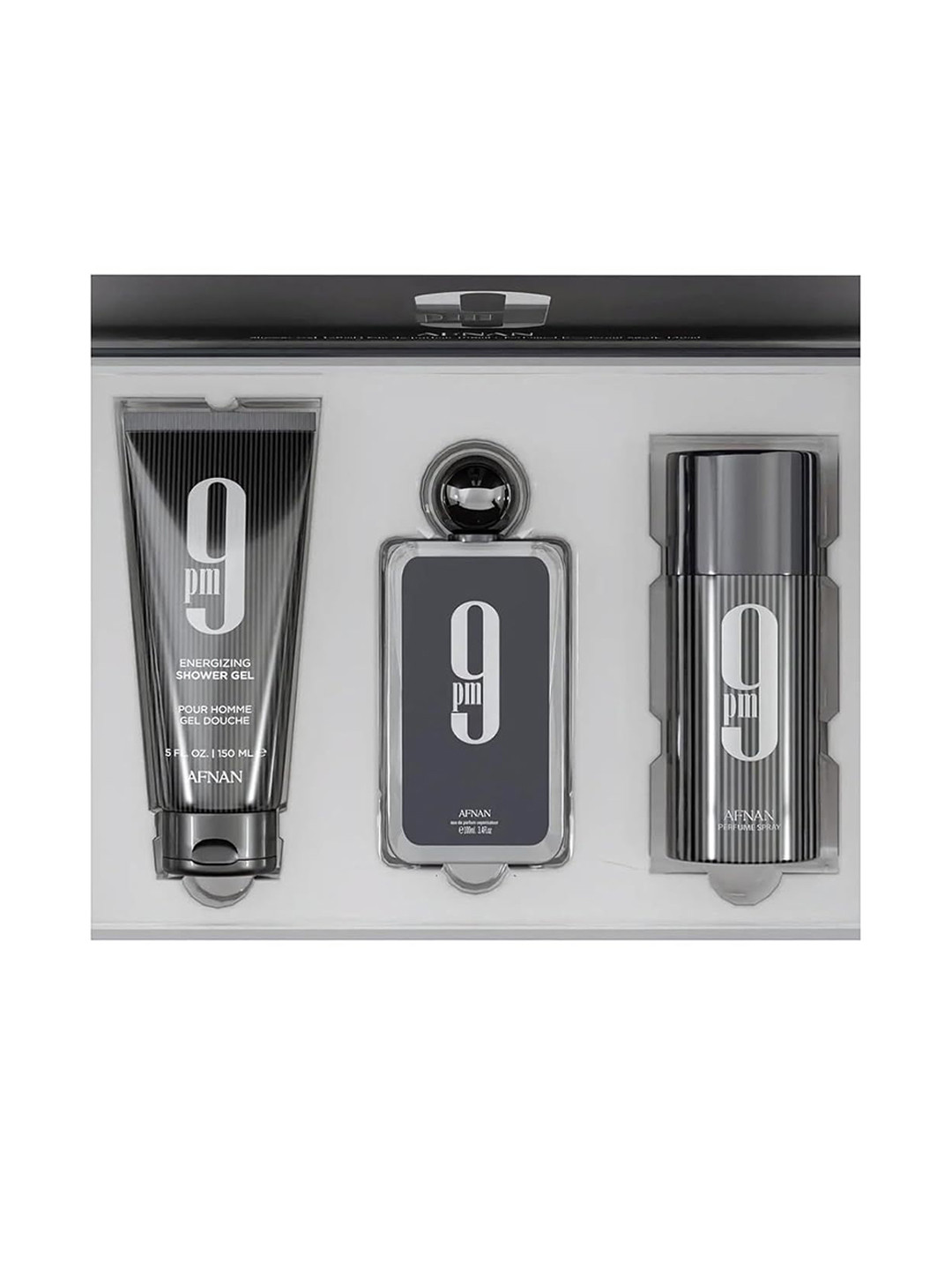 Afnan Set Of 3 9pm Grooming Gift Set