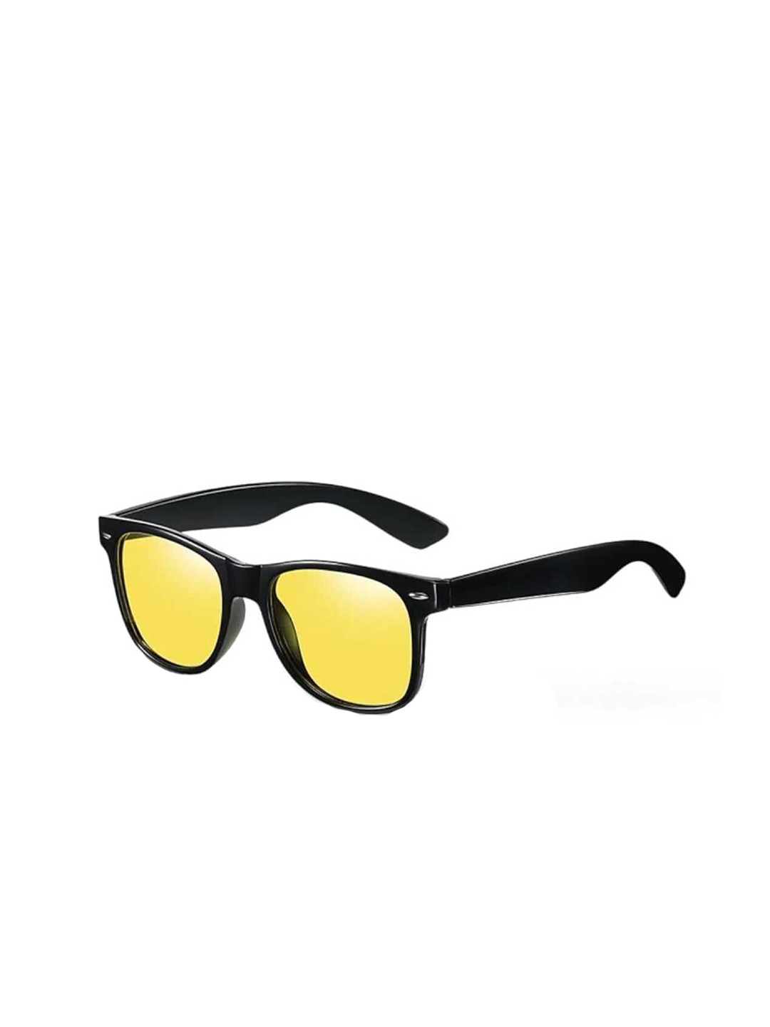 EYMEN I Unisex Full Rim Style Square Sunglasses with Combo2@ Yellow KRC