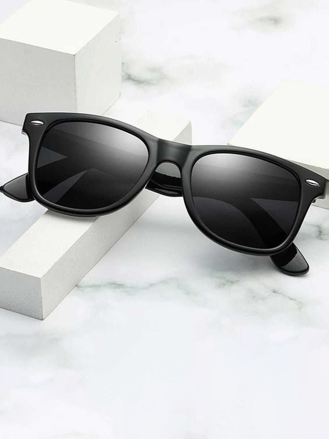 EYMEN I Men Full Rim Style Square Sunglasses with eym_IPolarized Black KRC 499