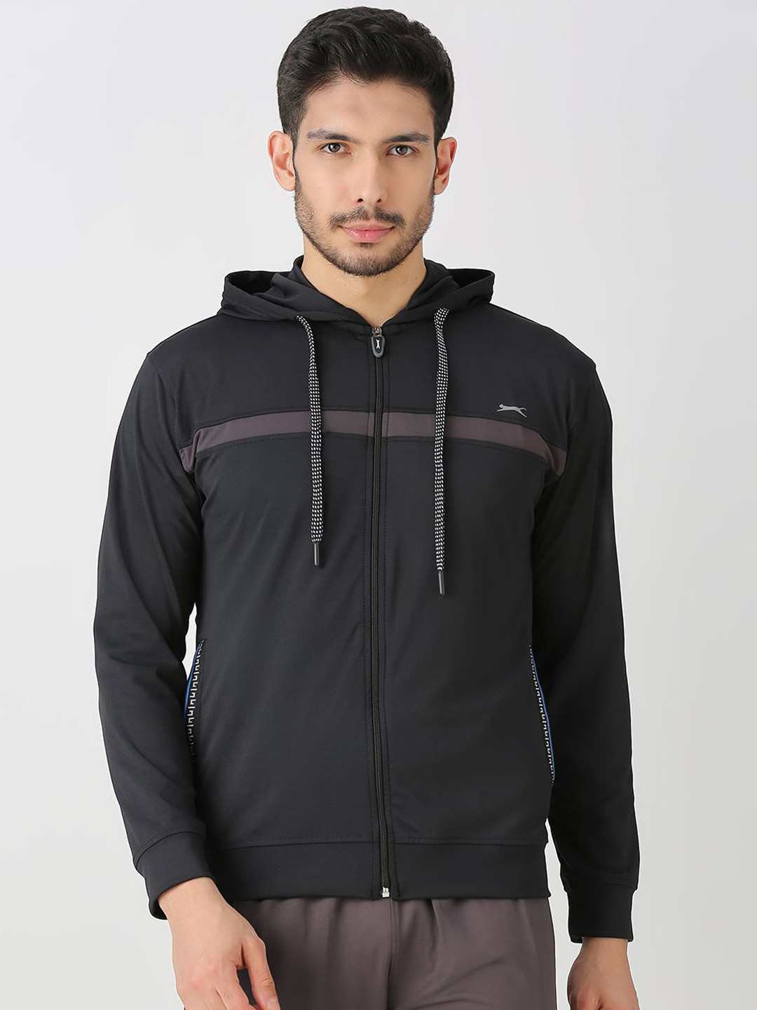 Black Panther Men Hooded Full Sleeve Zip-Up Casual Jacket