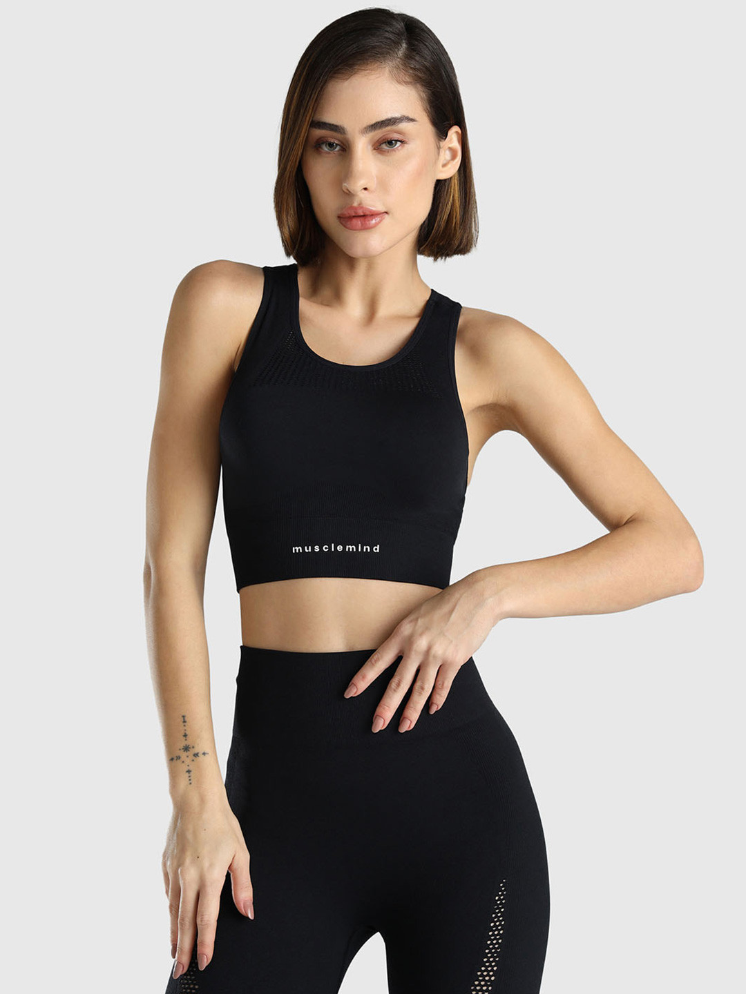 Musclemind Women Seamless Full Coverage Sports Bra