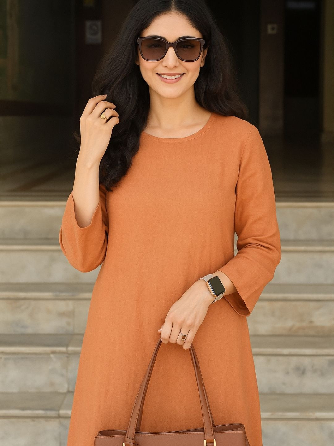 Flossy Women Regular Pure Cotton Kurta With Palazzos