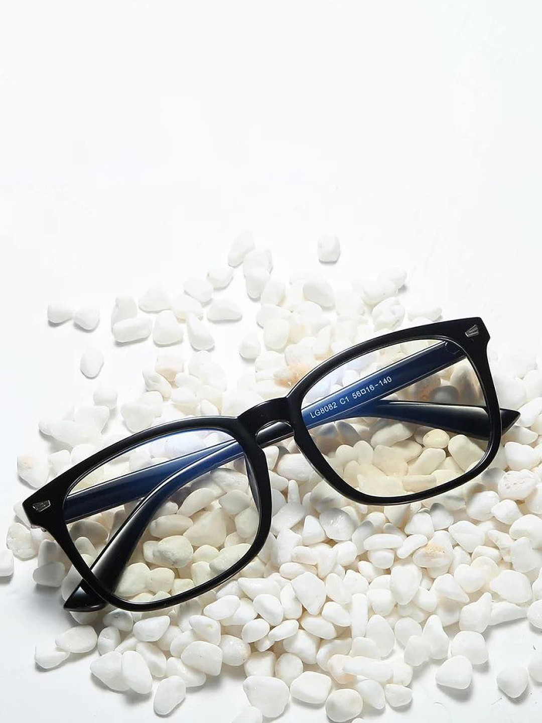 EYMEN I Unisex Full Rim Square Sunglasses WingsBlack@Rebel-