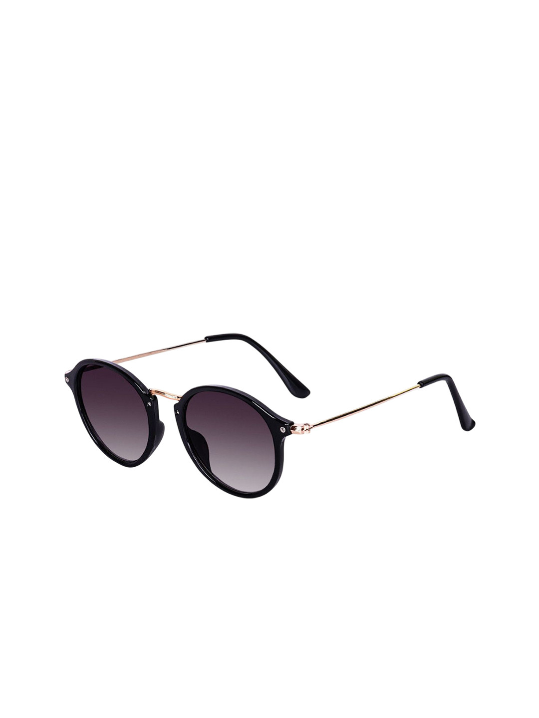 EYMEN I Unisex Round Sunglasses with Polarised and UV Protected eym_IRED-Alert@Black