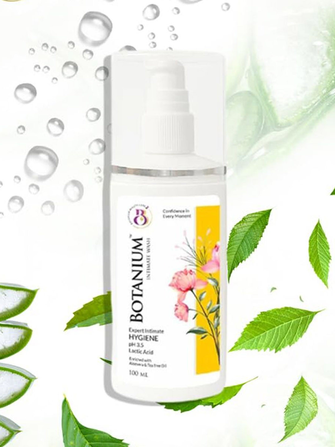 BOTANIUM Intimate Hygiene Wash With Aloe Vere & Tea Tree Oil - 100 ml