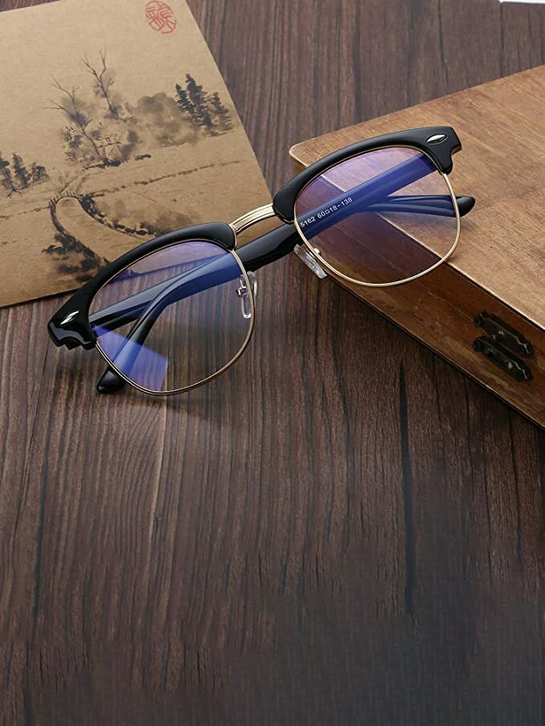 EYMEN I Unisex Polarised & UV Protected Full Rim Square Frame