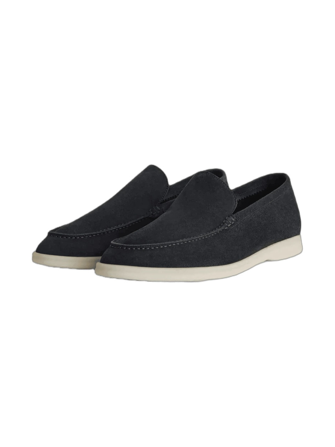 Qismat Men Suede Talian-Style Slip-Ons With Timeless European Elegance Loafers