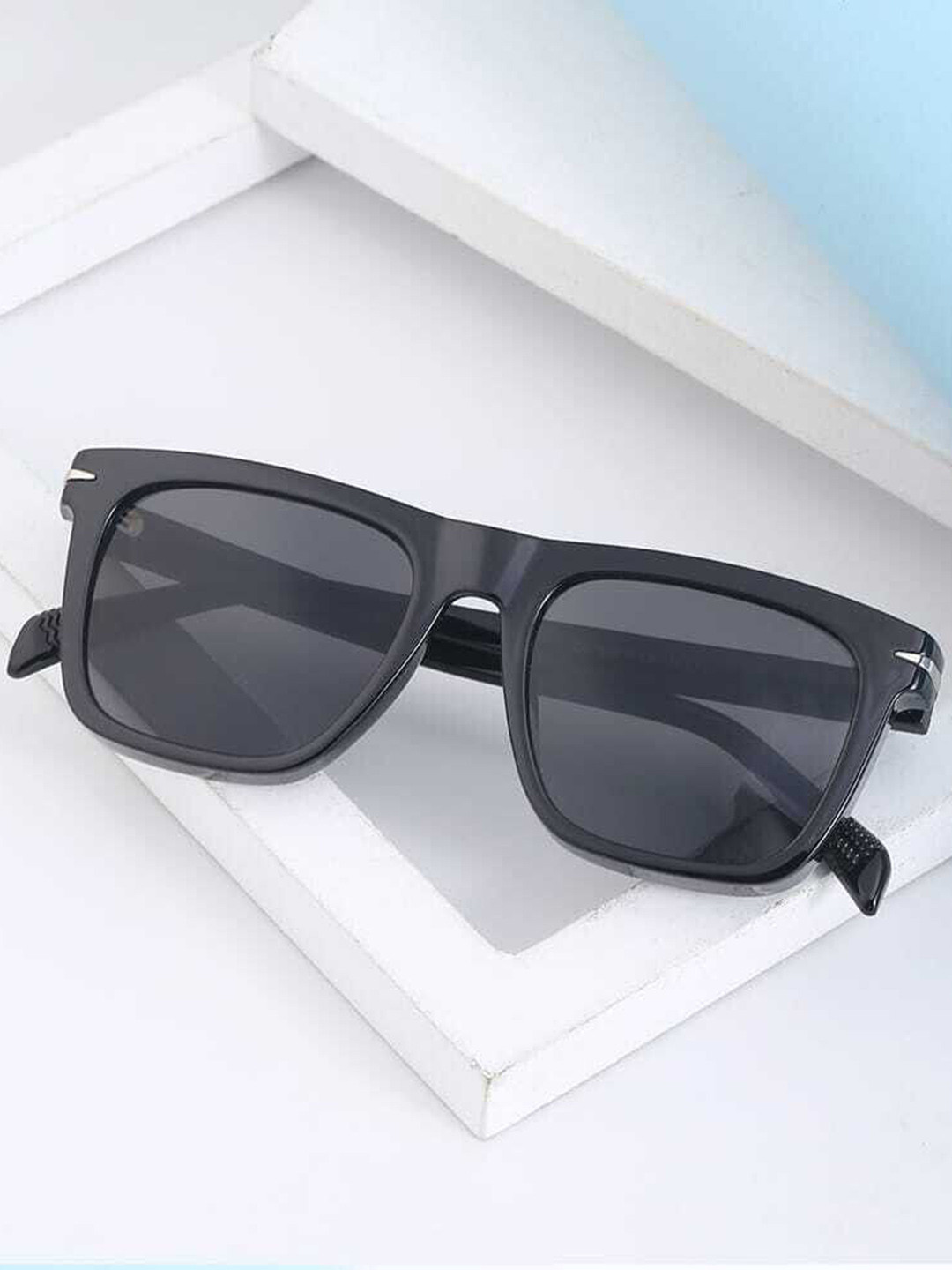 EYMEN I Men Full Rim Style Square Sunglasses with eym_I21102@David_Black
