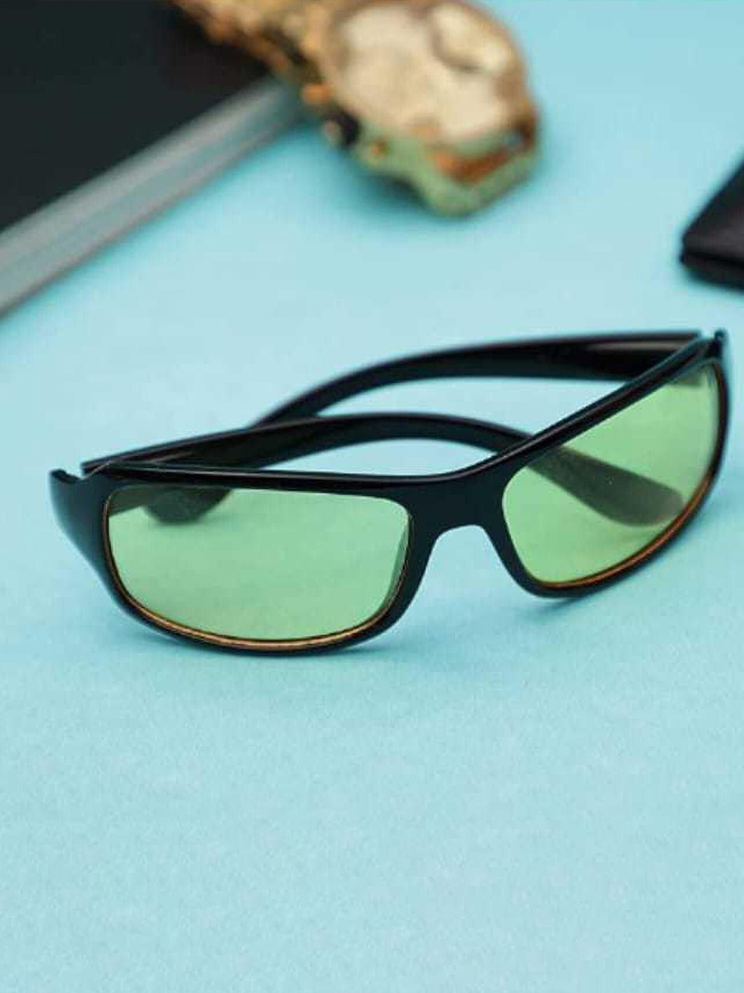 EYMEN I Sports Sunglasses with Polarised and UV Protected eym_INight Vision Yellow-Black