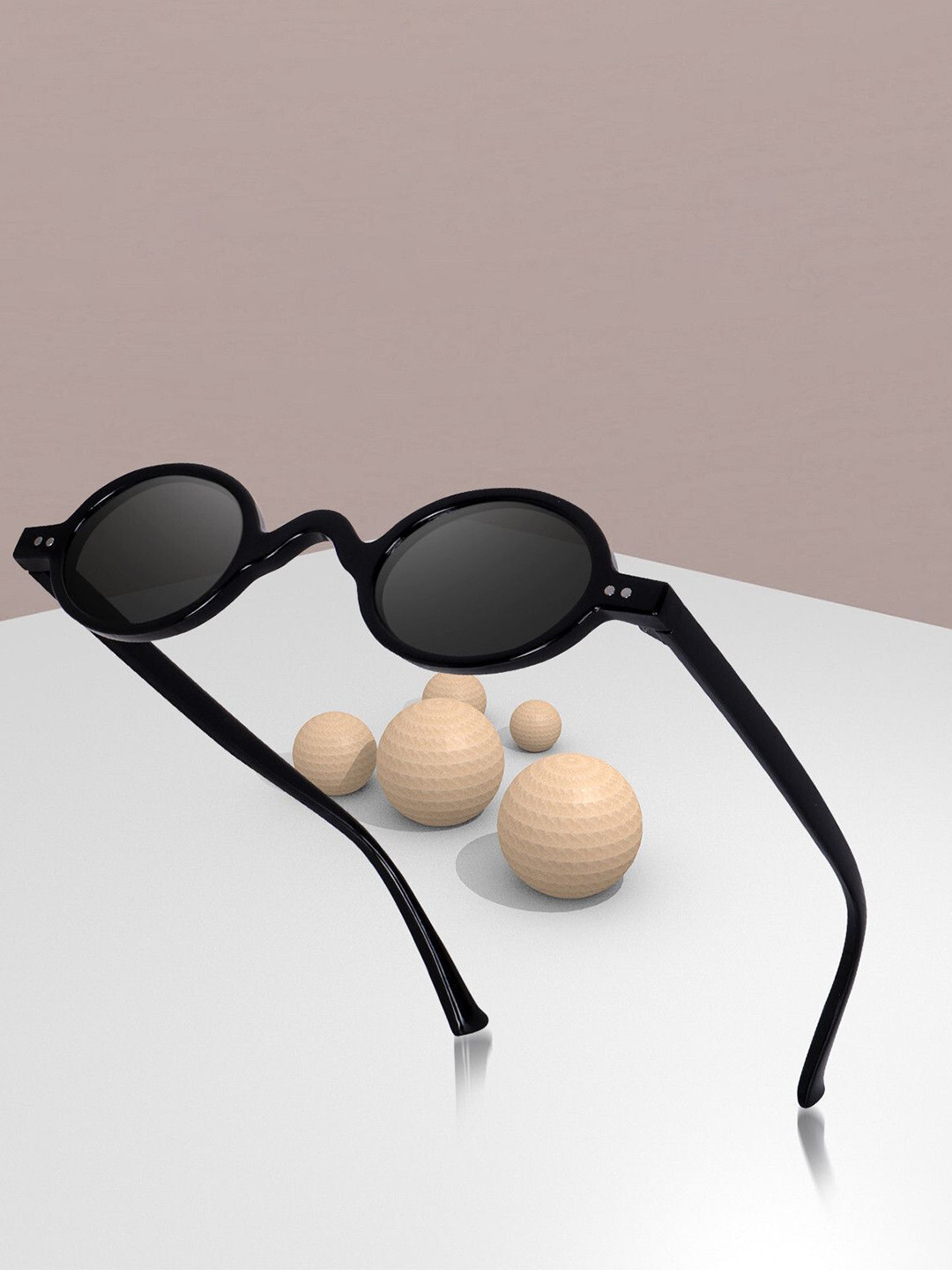 EYMEN I Unisex Butterfly with Polarised and UV Sunglasses eym_IBlack New Model Round