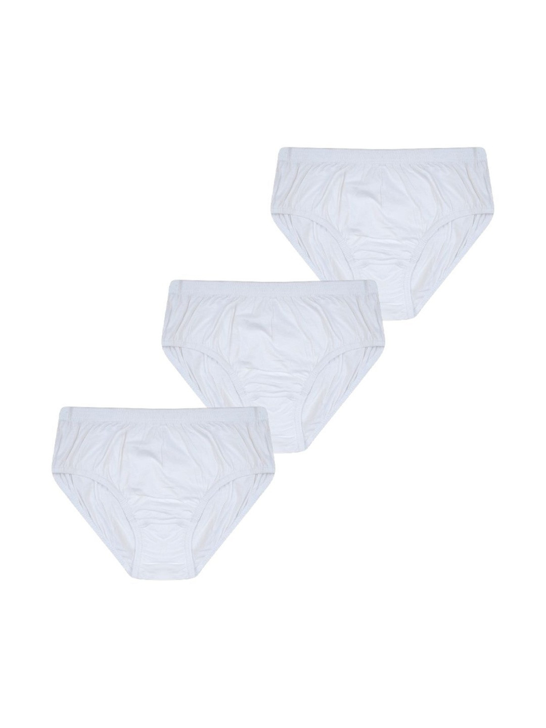 VIRUKSHAM Women Pack Of 3 Cotton Solid Mid-Rise Hipster Briefs
