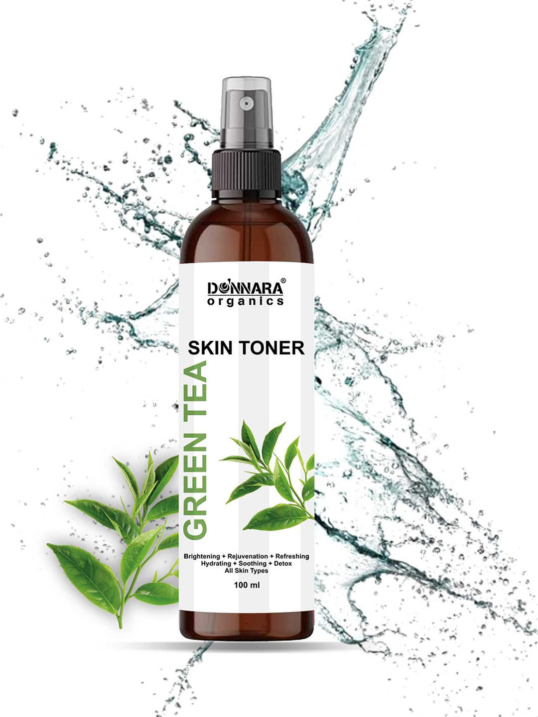 Donnara Organics Green Tea Skin Toner For Hydrating Skin - 100 ml