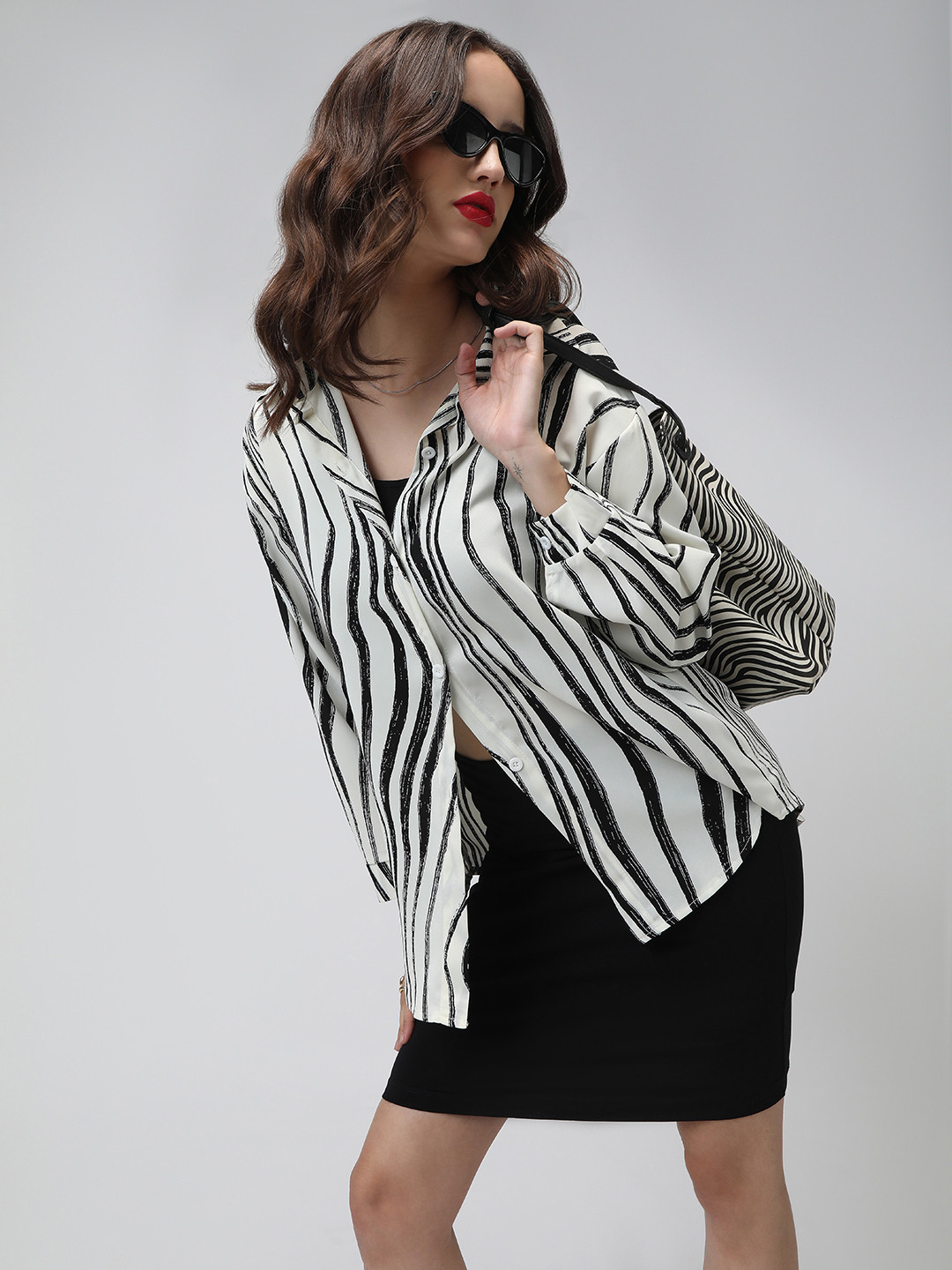SHOWOFF Women Printed  Casual Shirts