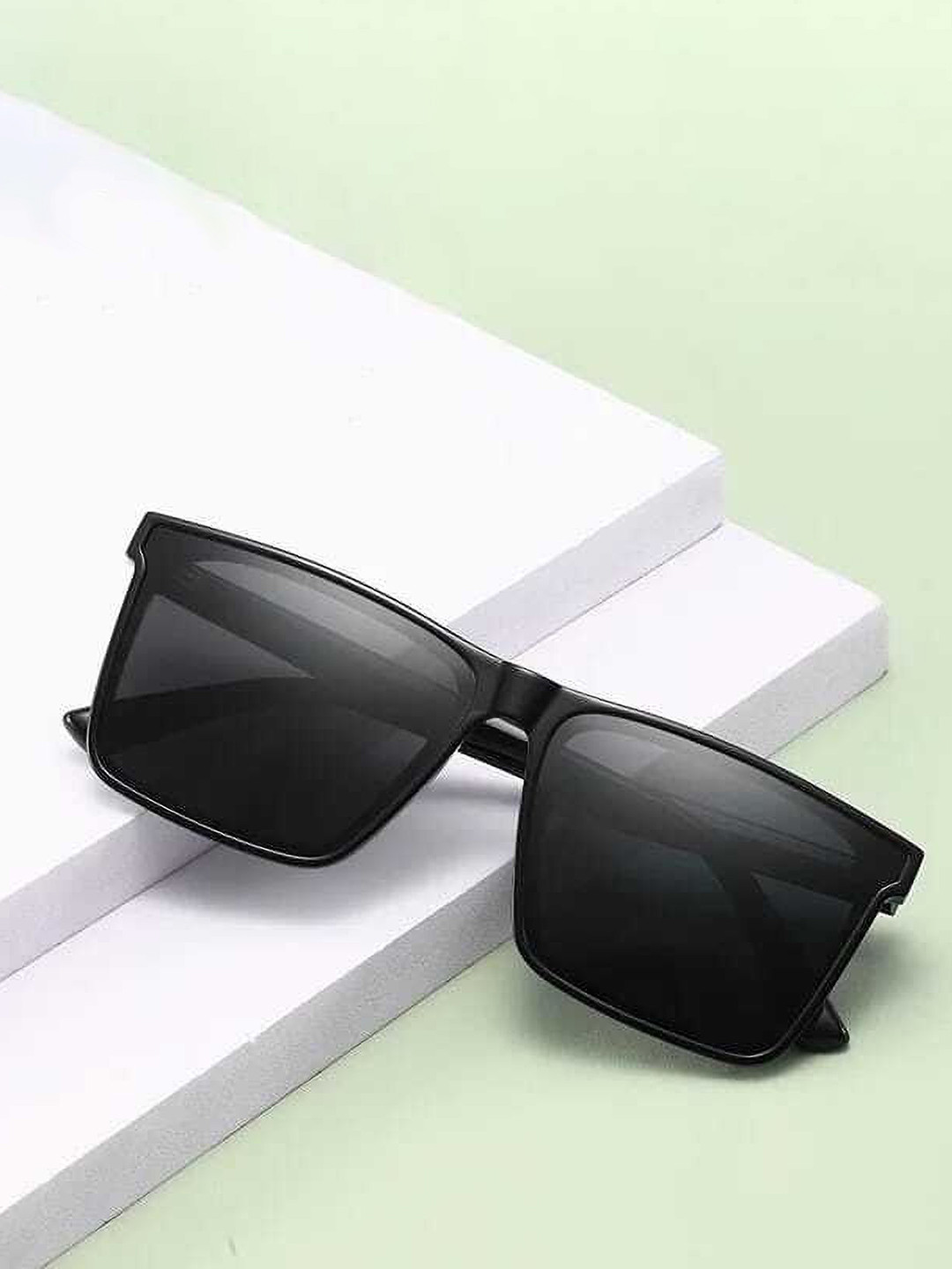 EYMEN I Unisex Full Rim Polarise UV Protect Wayfarer Sunglasses eym_ICIDBLACK 11976000