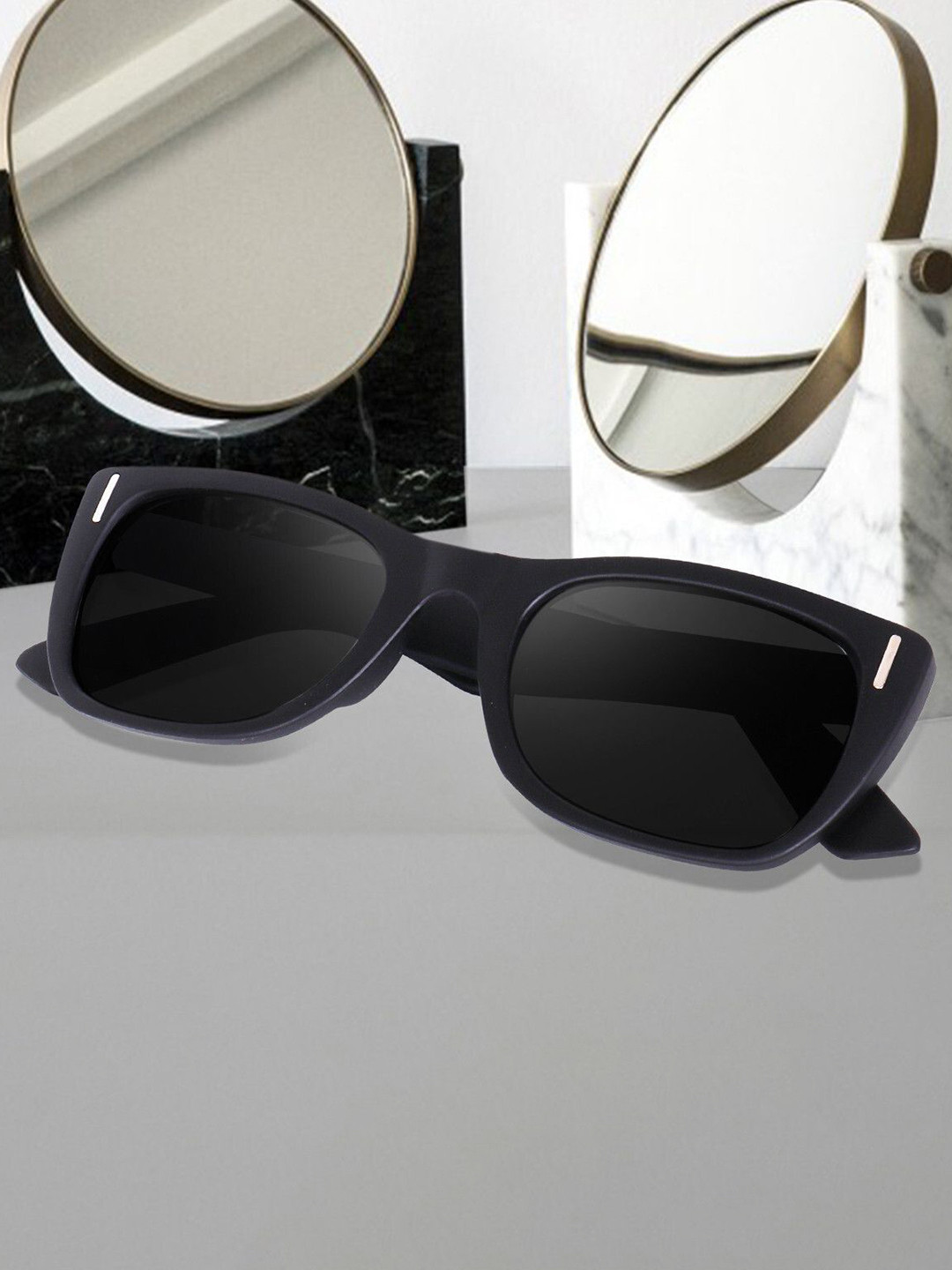 EYMEN I Unisex Polarised and UV Protected Cateye Sunglasses eym_IDisk Cateye Black 399