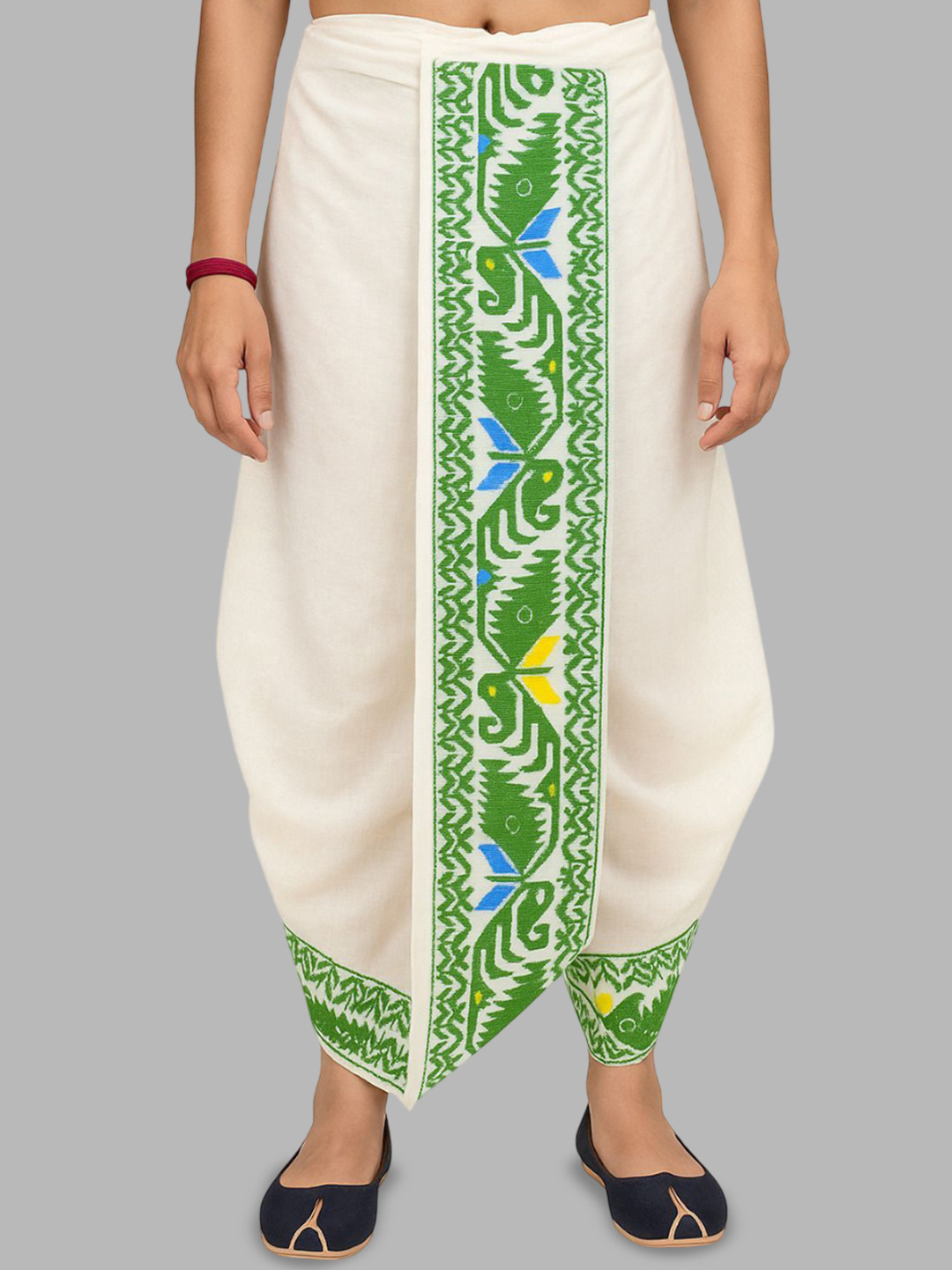 M Mahalaxmi Creation Men Silk Dhotis