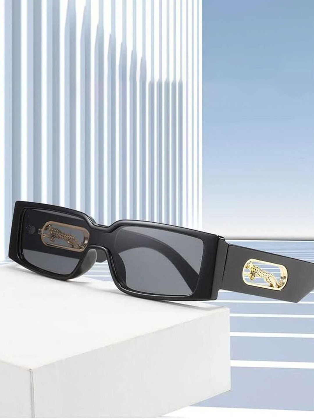 EYMEN I Unisex Rectangle Sunglasses with Polarised and UV Protected Lens eym_IMI Jaguar