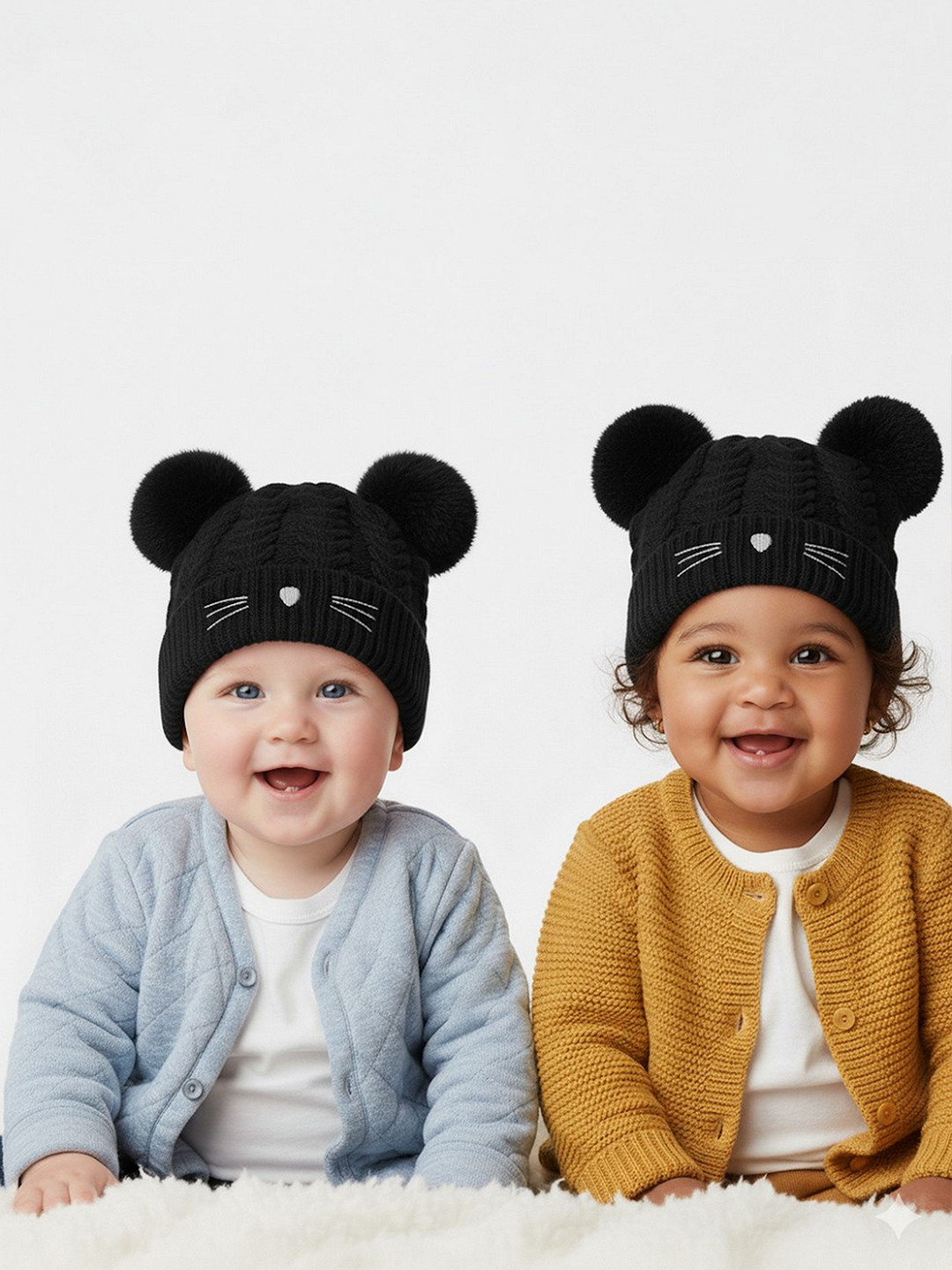 Infispace Warm Fleece Lined Baby Cap with Earflap