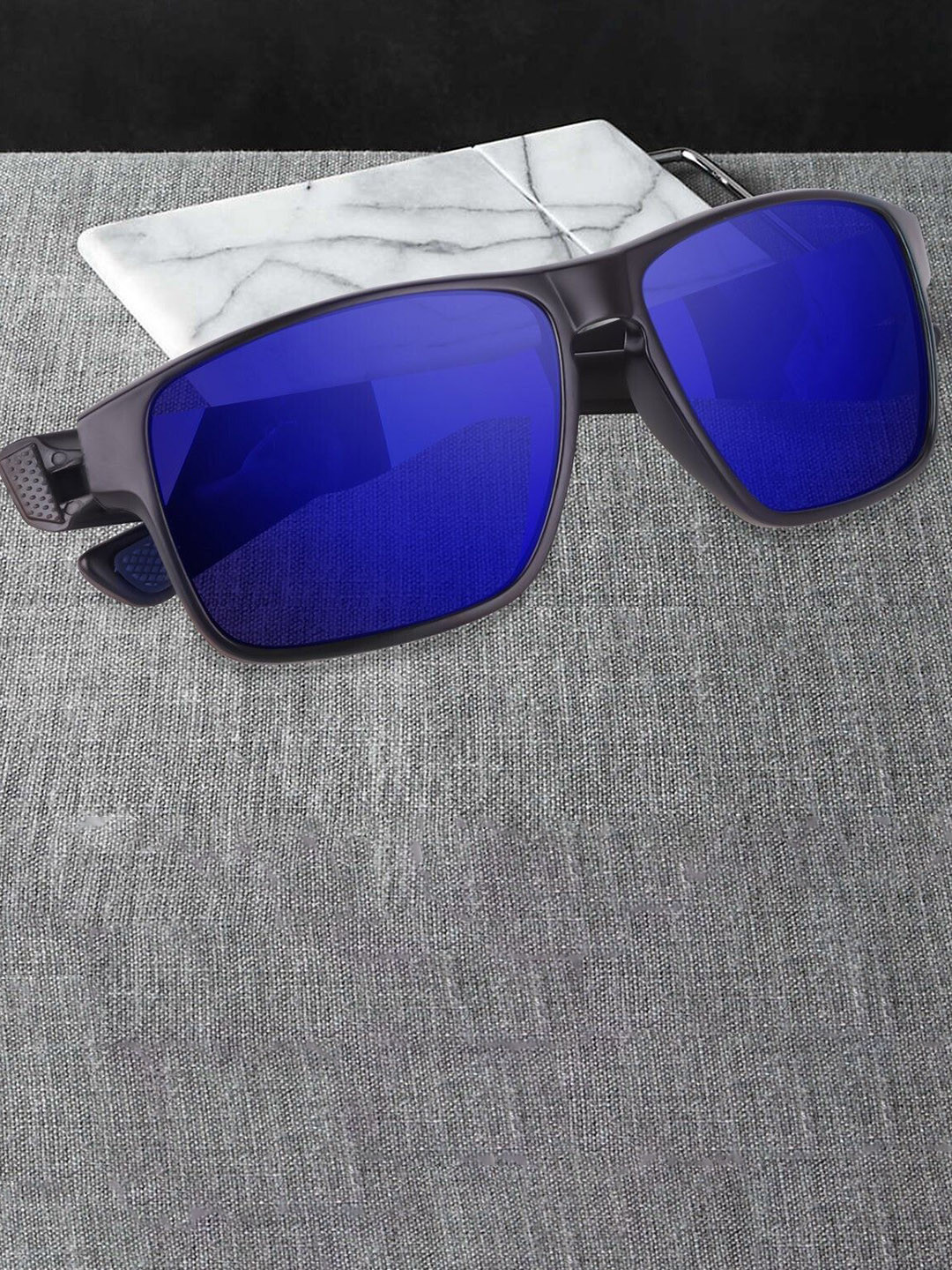 EYMEN I Unisex Wayfarer Sunglasses with Polarised and UV Protected eym_IBlueINNT@Sports0.2