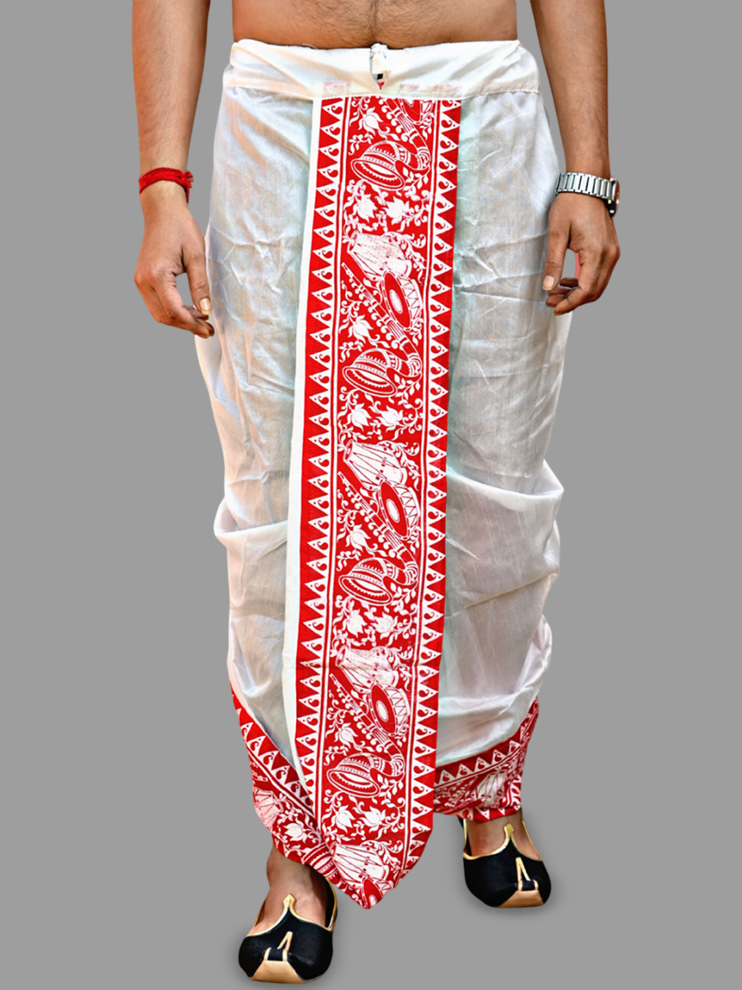 Krishiv Lifestyle Men Printed Dhotis