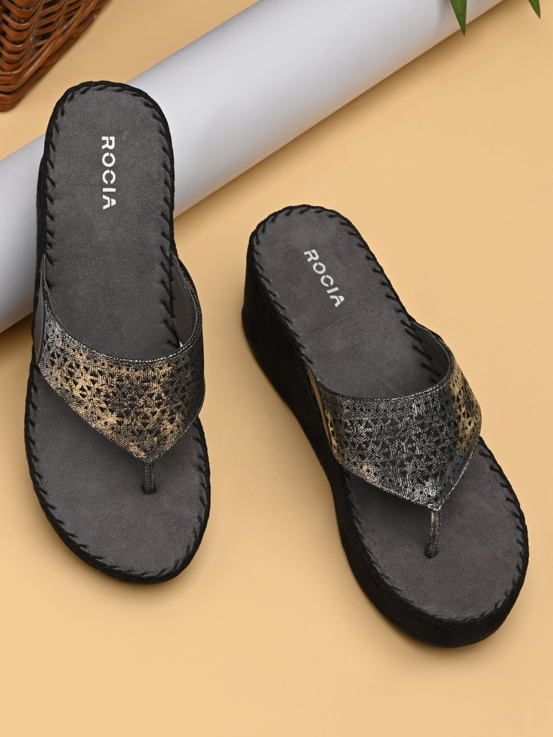 Rocia Women Comfort Laser Cut Platforms