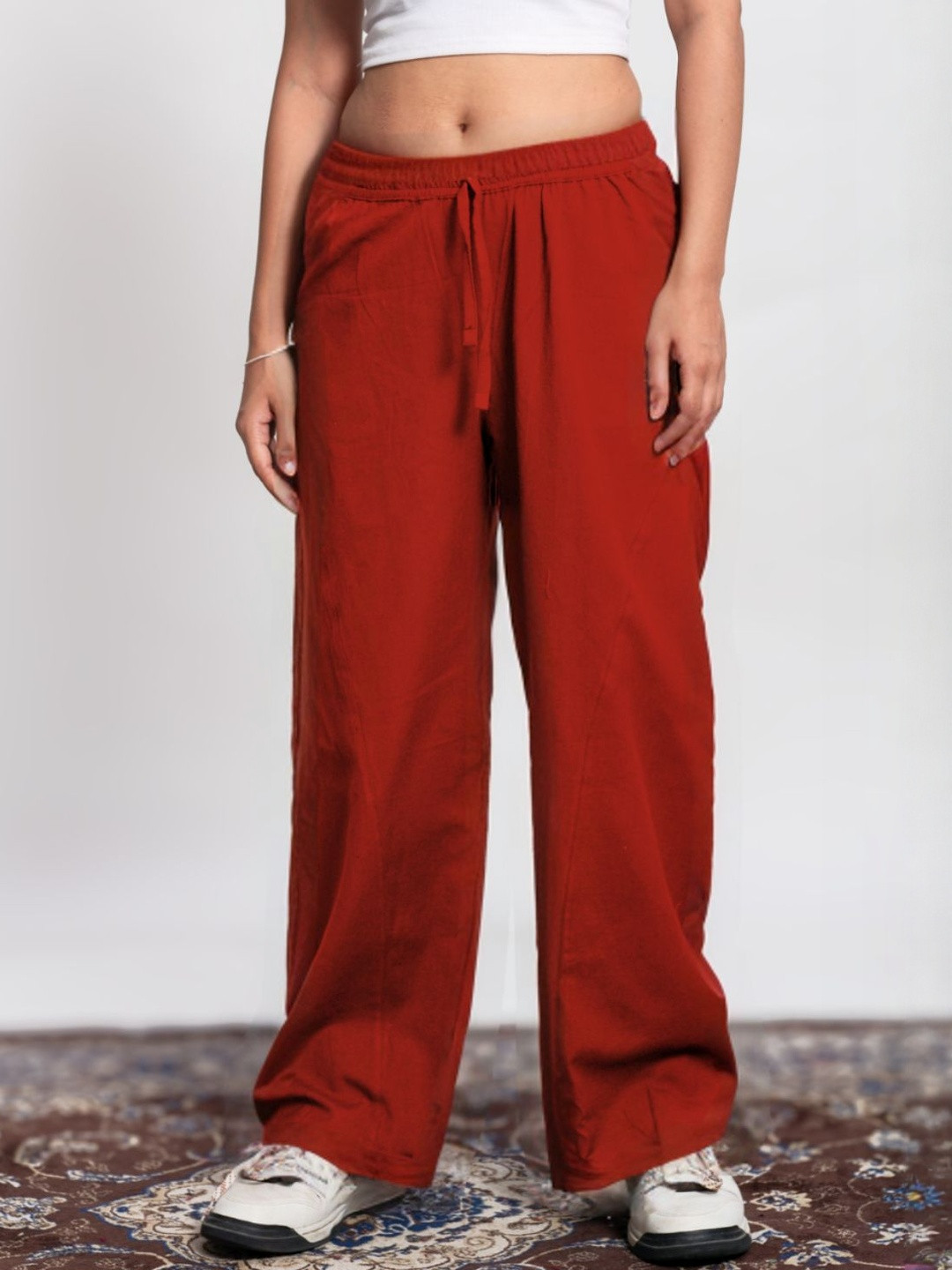 JAIPUR GLOBAL Women Relaxed Fit Comfortable & Effortlessly Cool Trousers